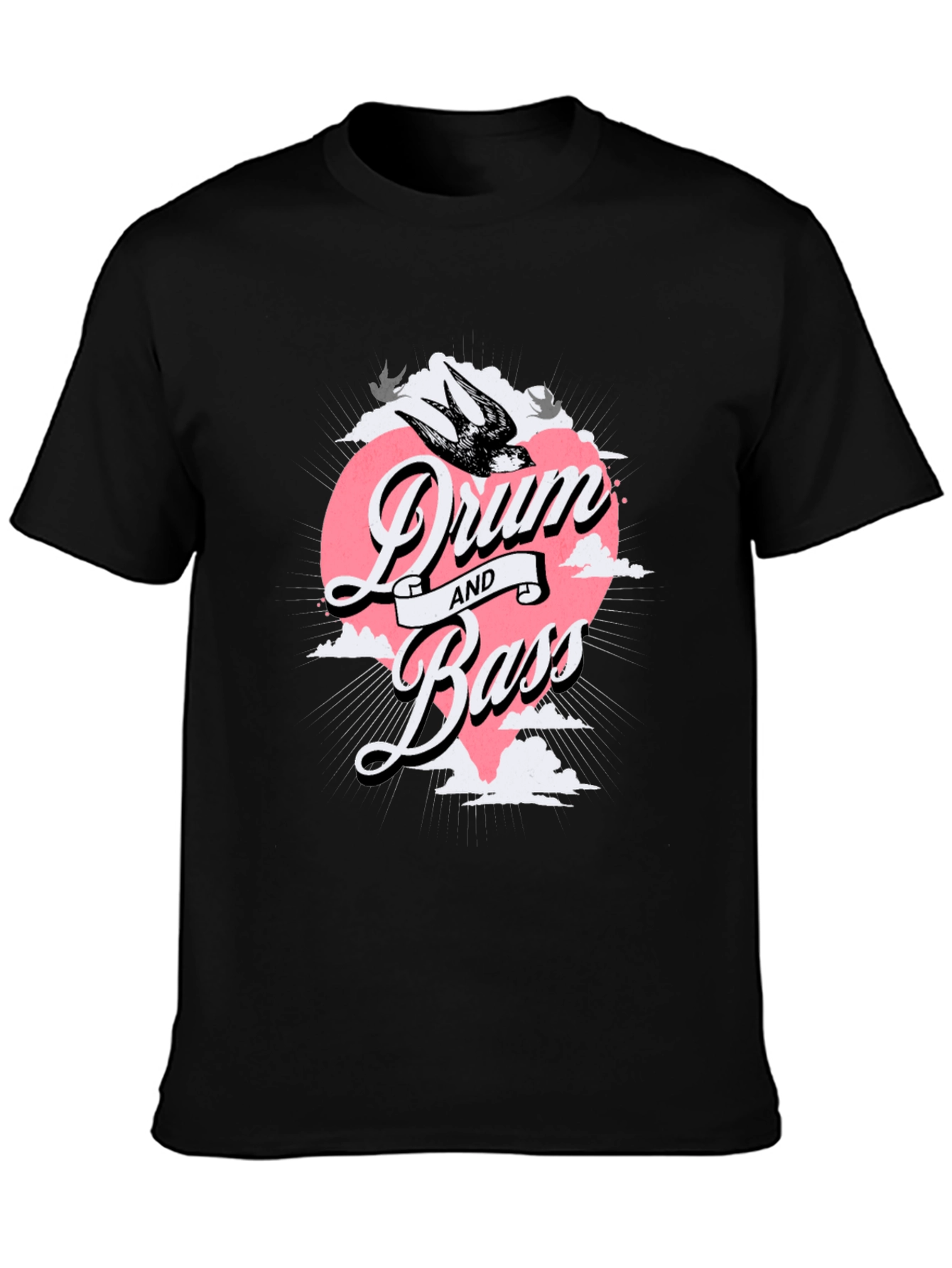 Drum and Bass Graphic T-Shirt - Stylish Music Apparel