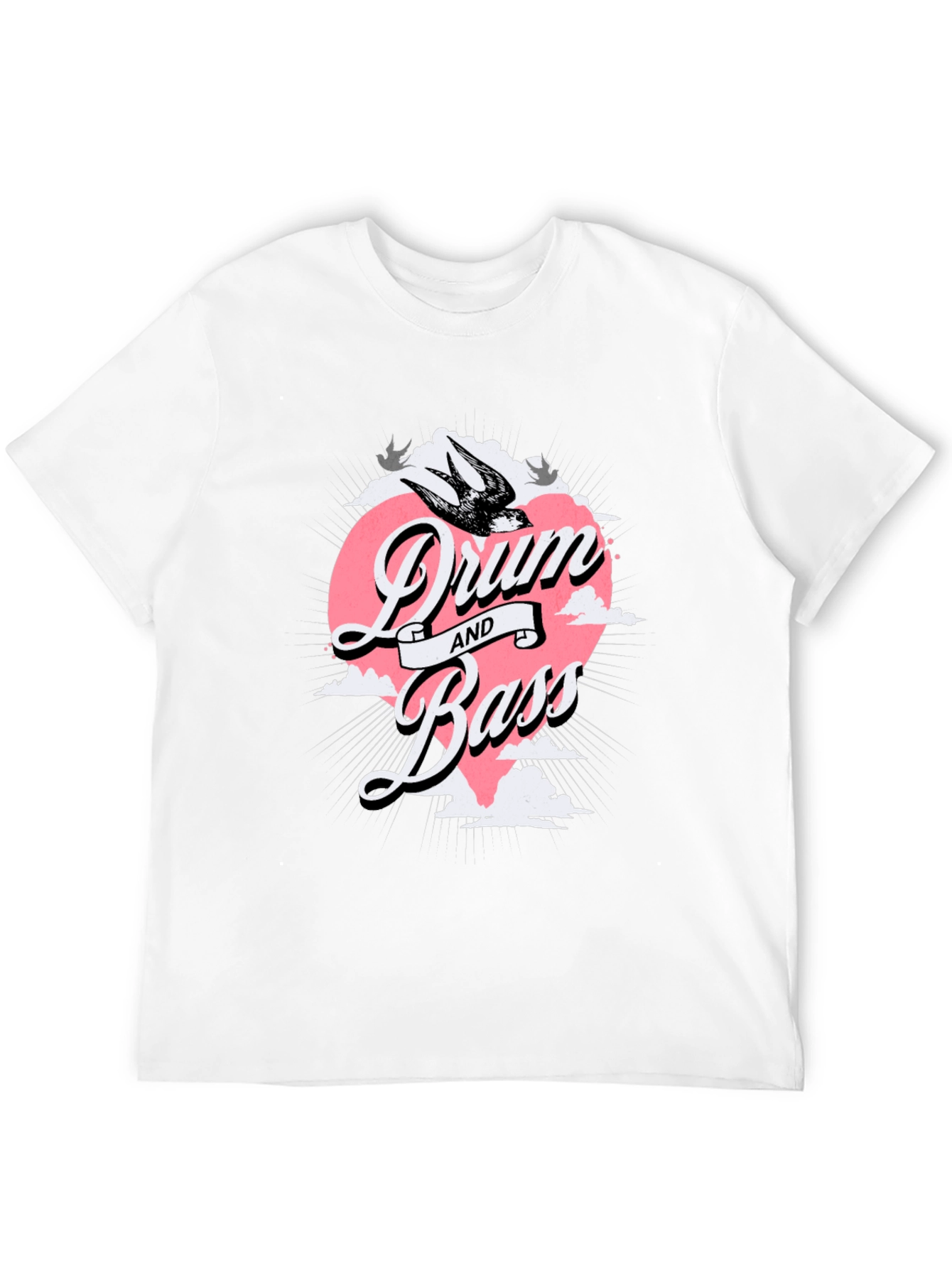Drum and Bass Graphic T-Shirt - Stylish Music Apparel