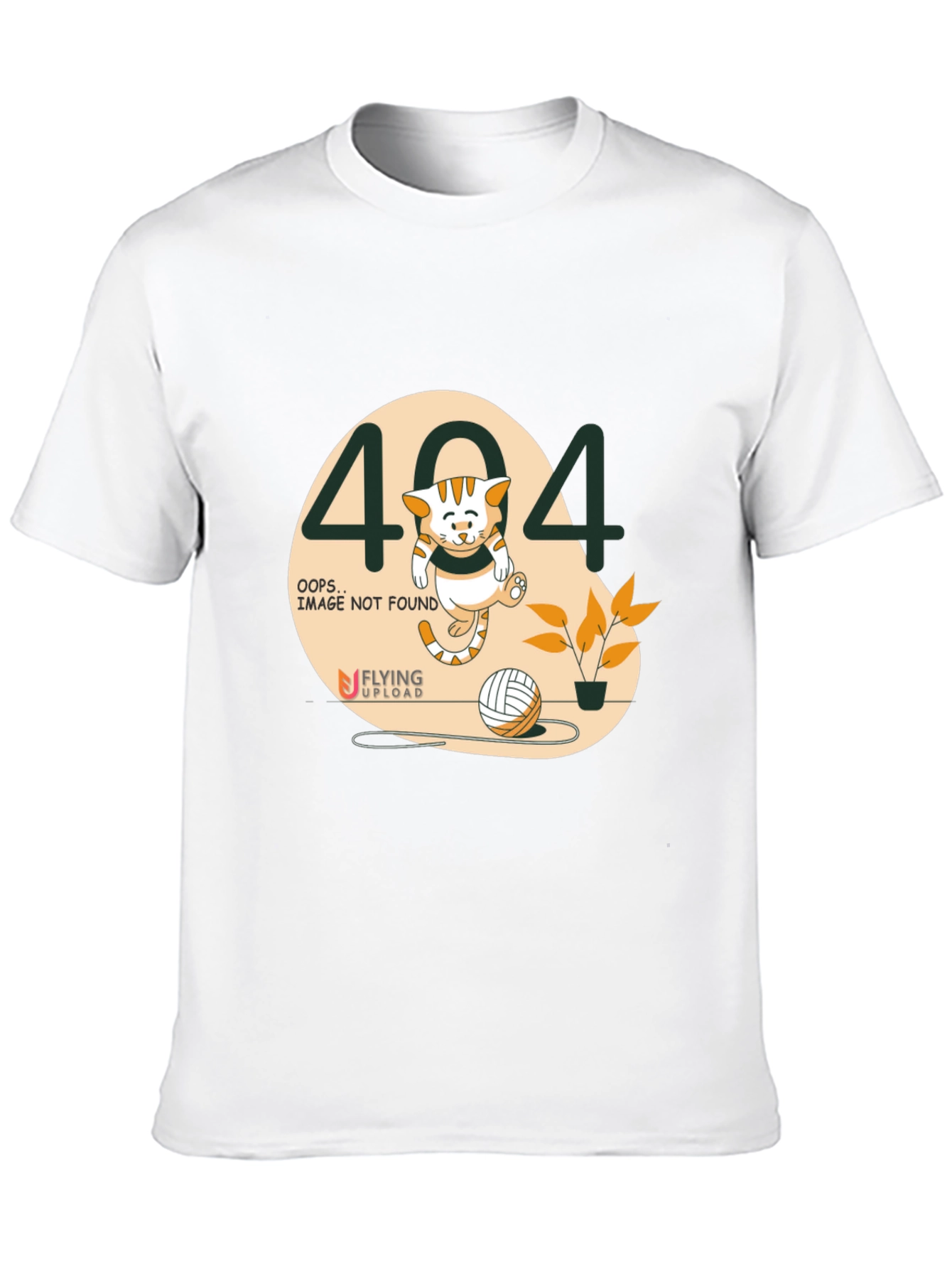 404 Error Cat Graphic T-Shirt