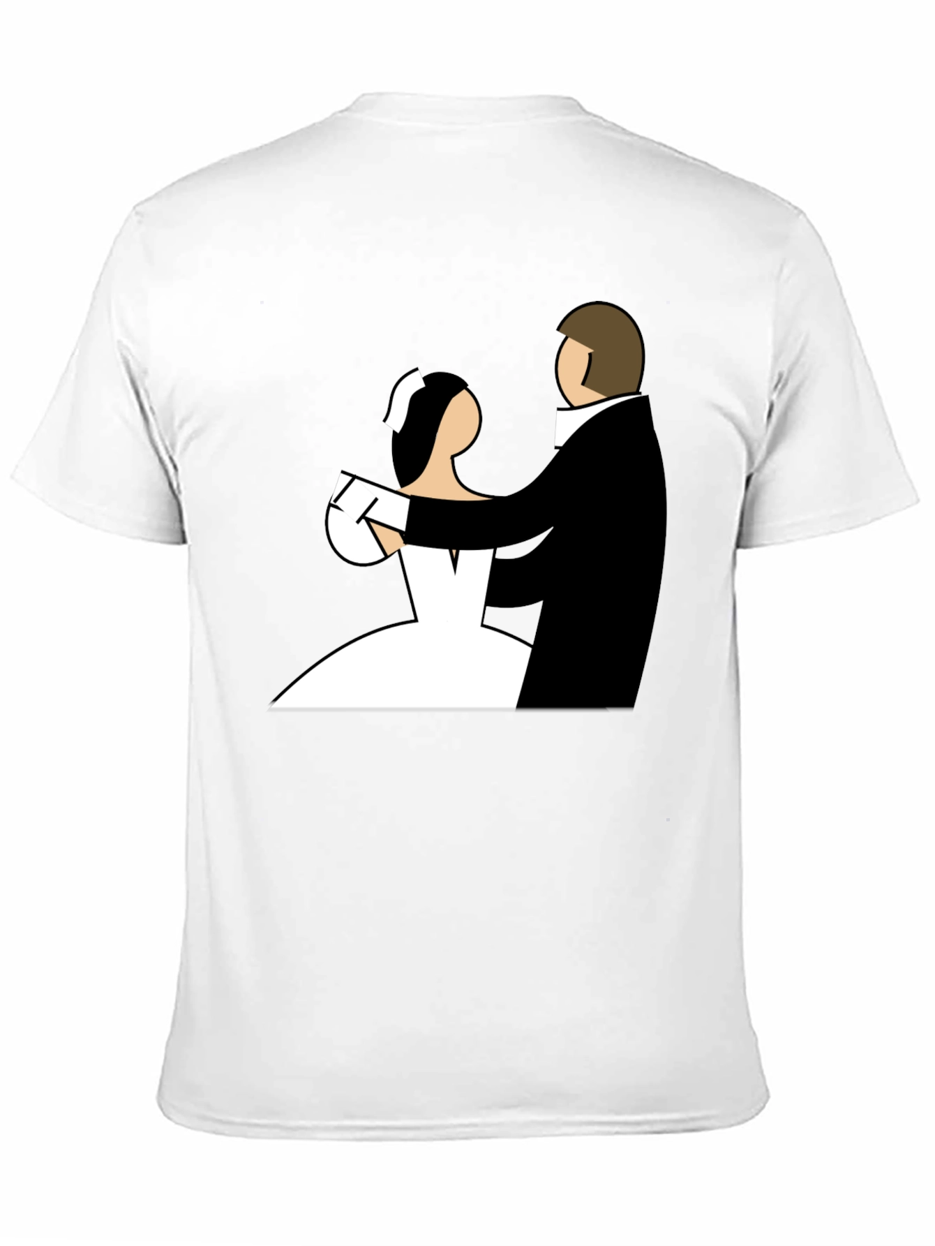 Wedding Dance Graphic Tee - Black Cotton T-Shirt