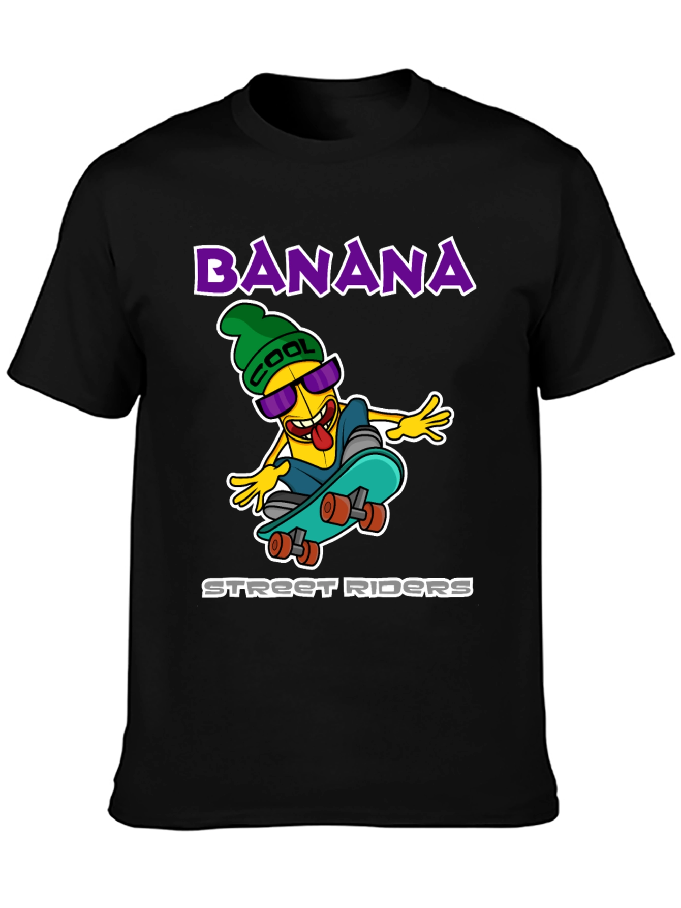 Cool Banana Street Riders Graphic T-Shirt