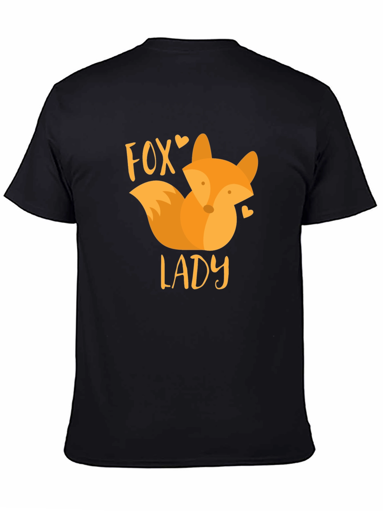 Fox Lady Graphic T-Shirt - Fun Animal Design
