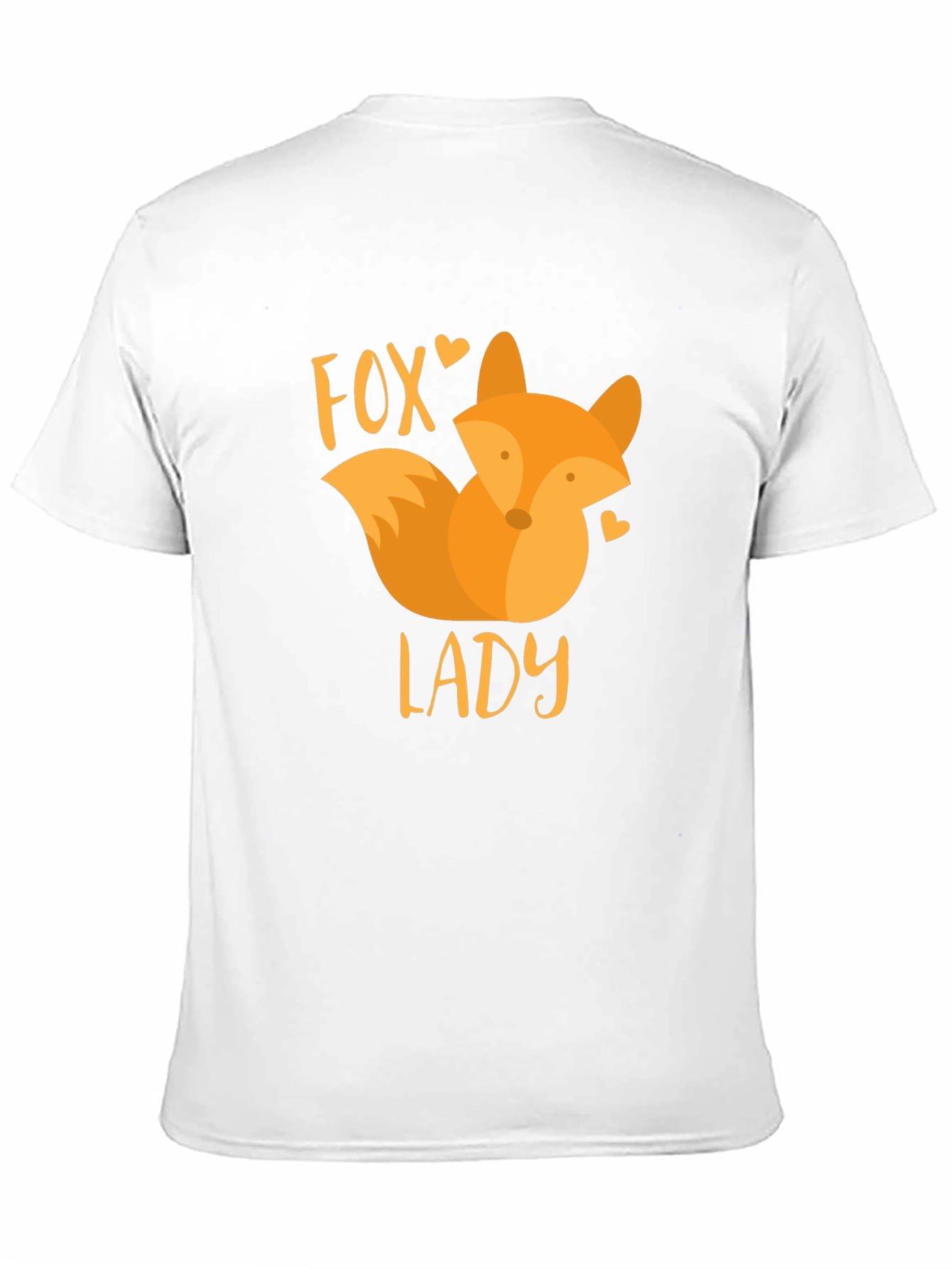 Fox Lady Graphic T-Shirt - Fun Animal Design