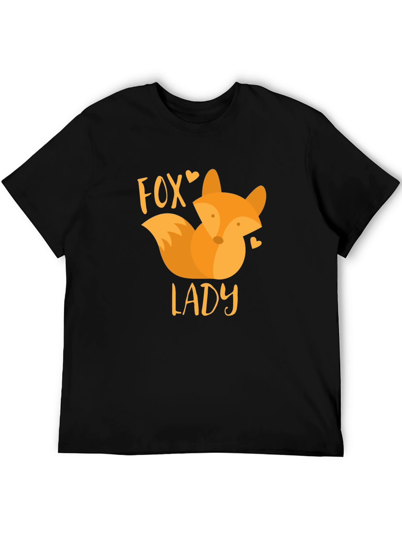 Fox Lady Graphic T-Shirt - Fun Animal Design