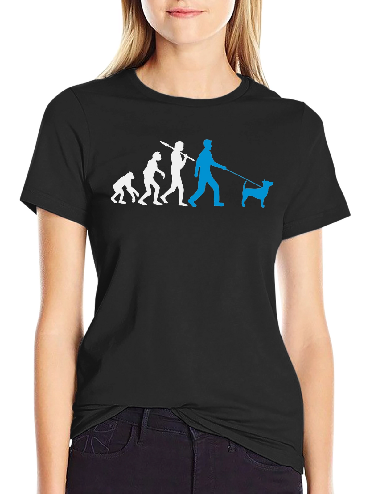 Evolution of Dog Walker T-Shirt