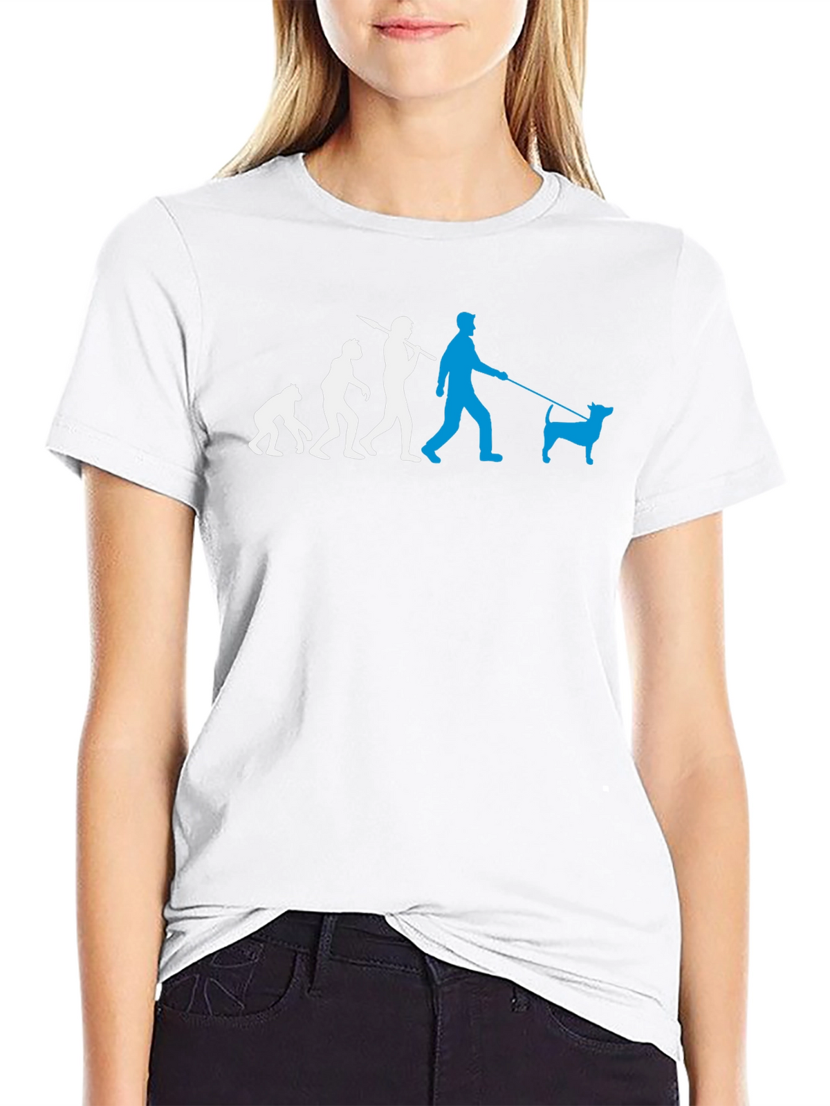Evolution of Dog Walker T-Shirt
