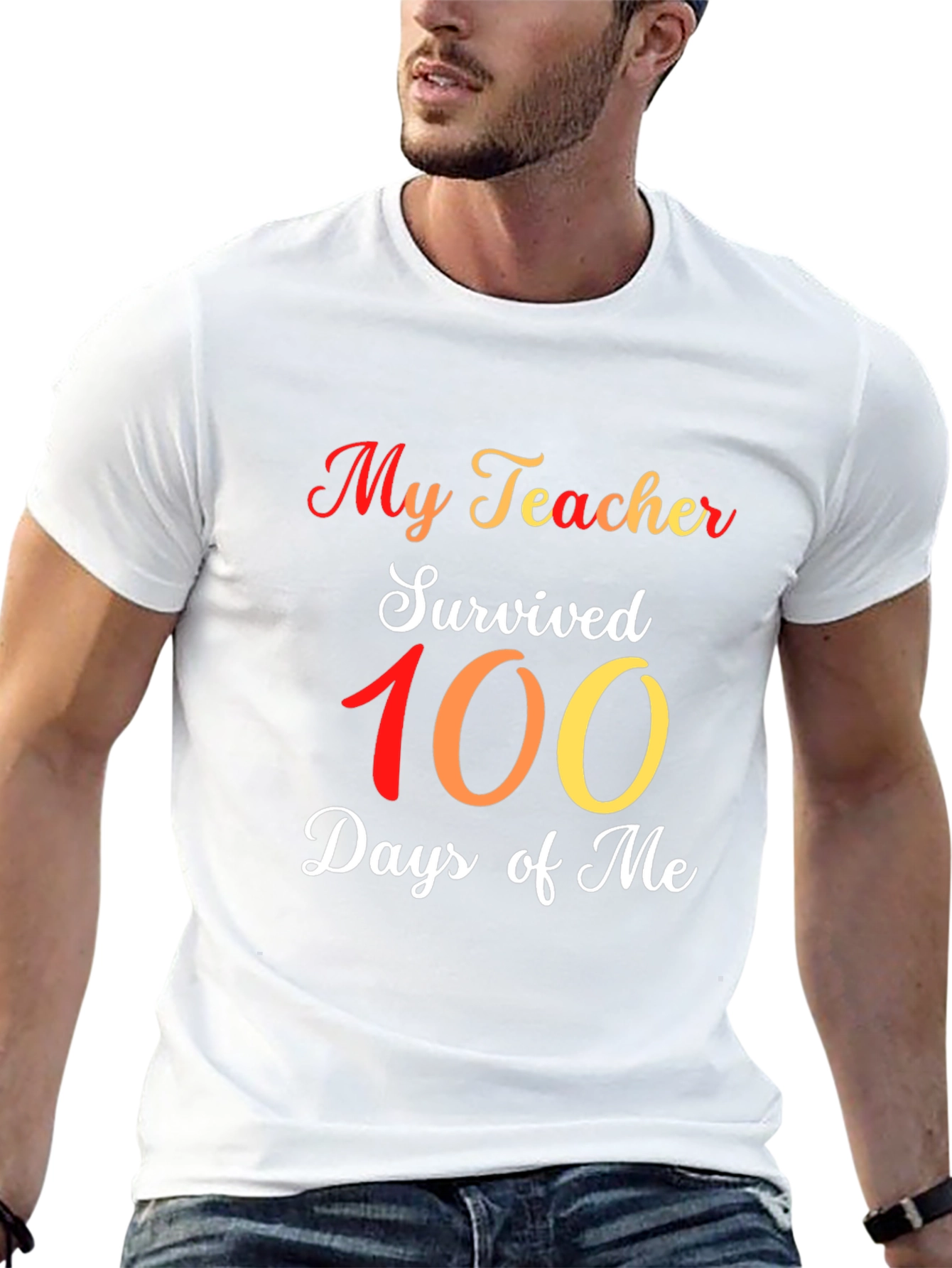 My Teacher Survived 100 Days Of Me T-Shirt