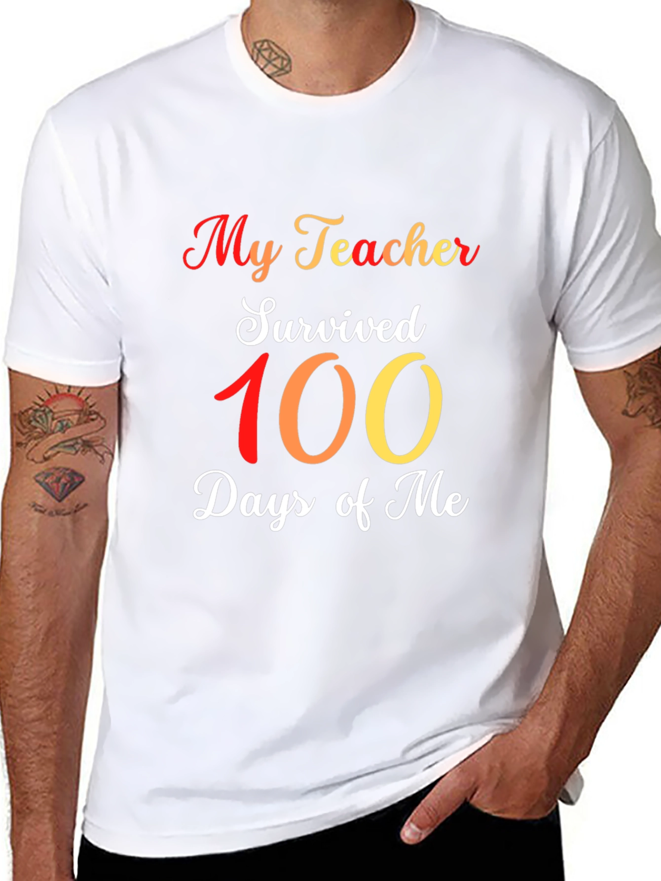 My Teacher Survived 100 Days Of Me T-Shirt