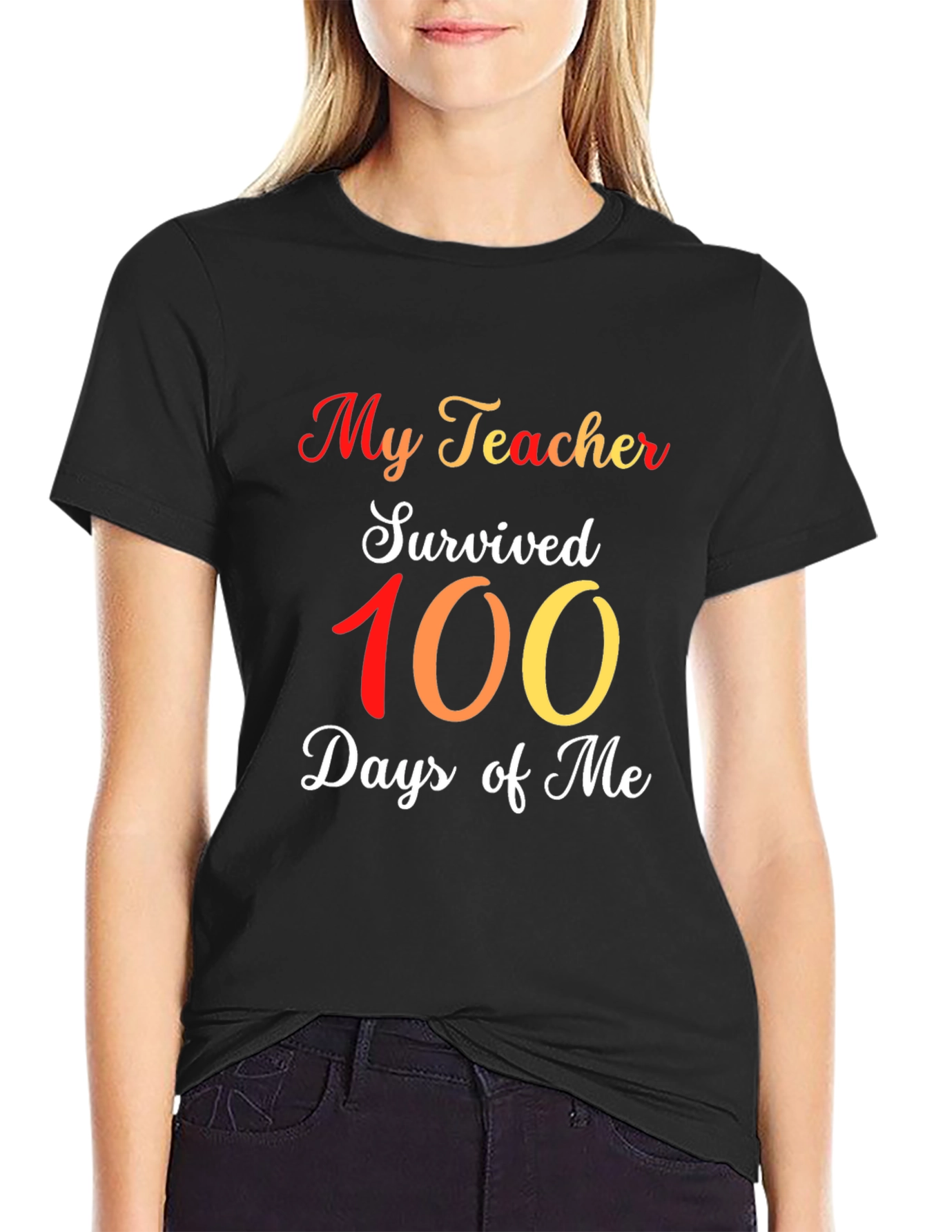My Teacher Survived 100 Days Of Me T-Shirt