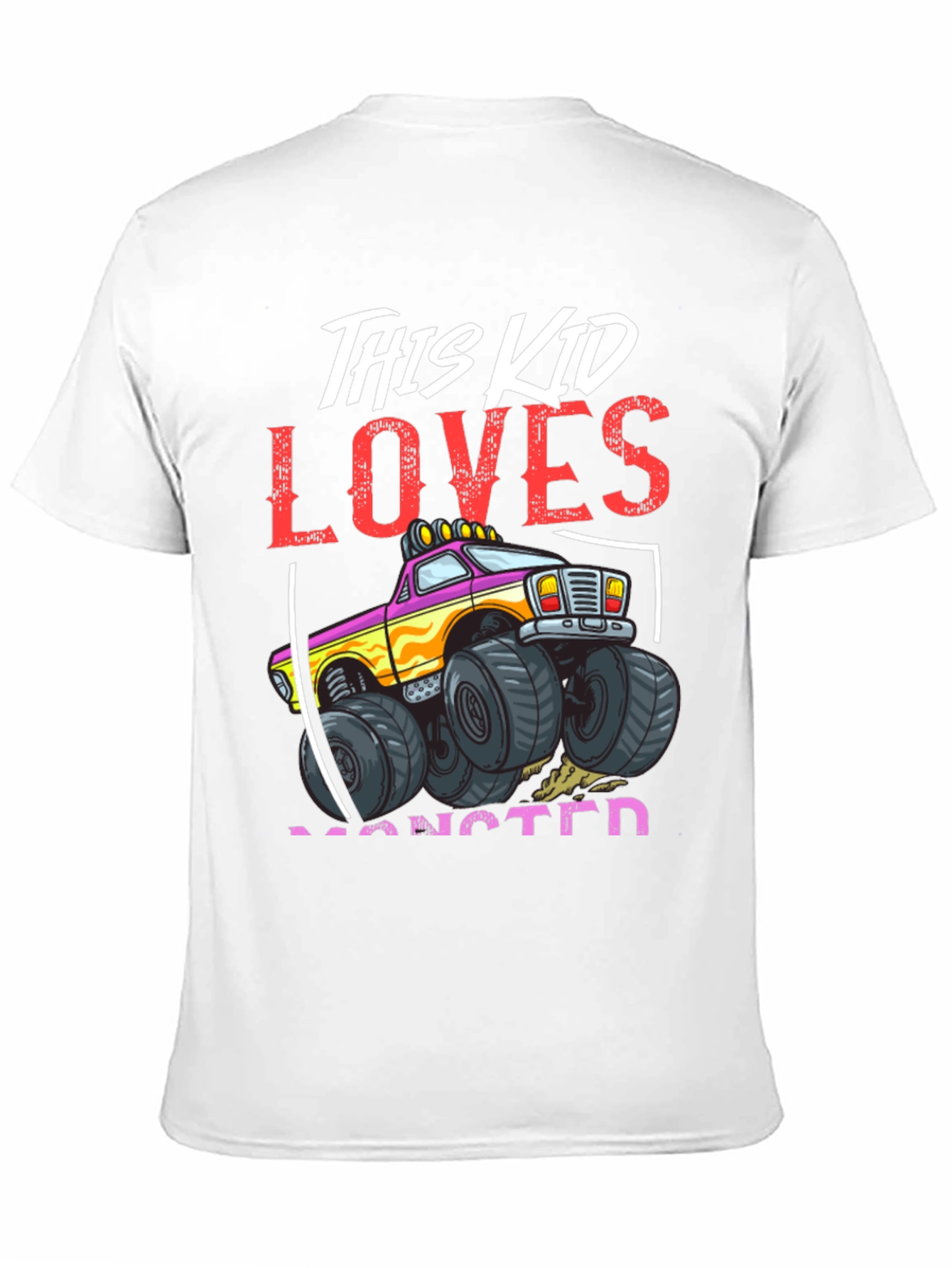 Monster Truck Kids Graphic T-Shirt