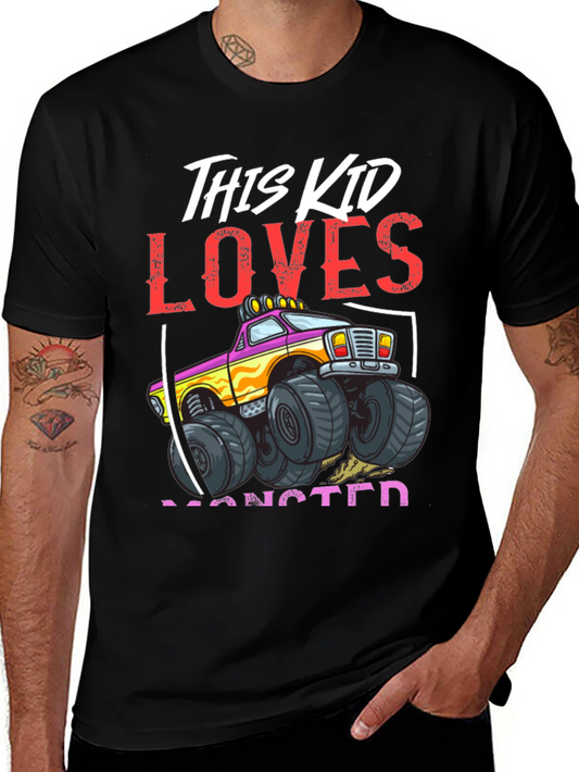 Monster Truck Kids Graphic T-Shirt