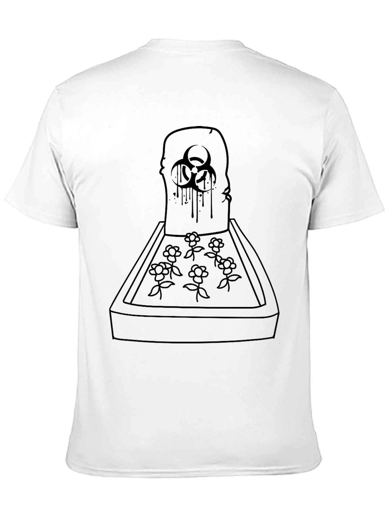 Biohazard Tombstone Graphic T-Shirt