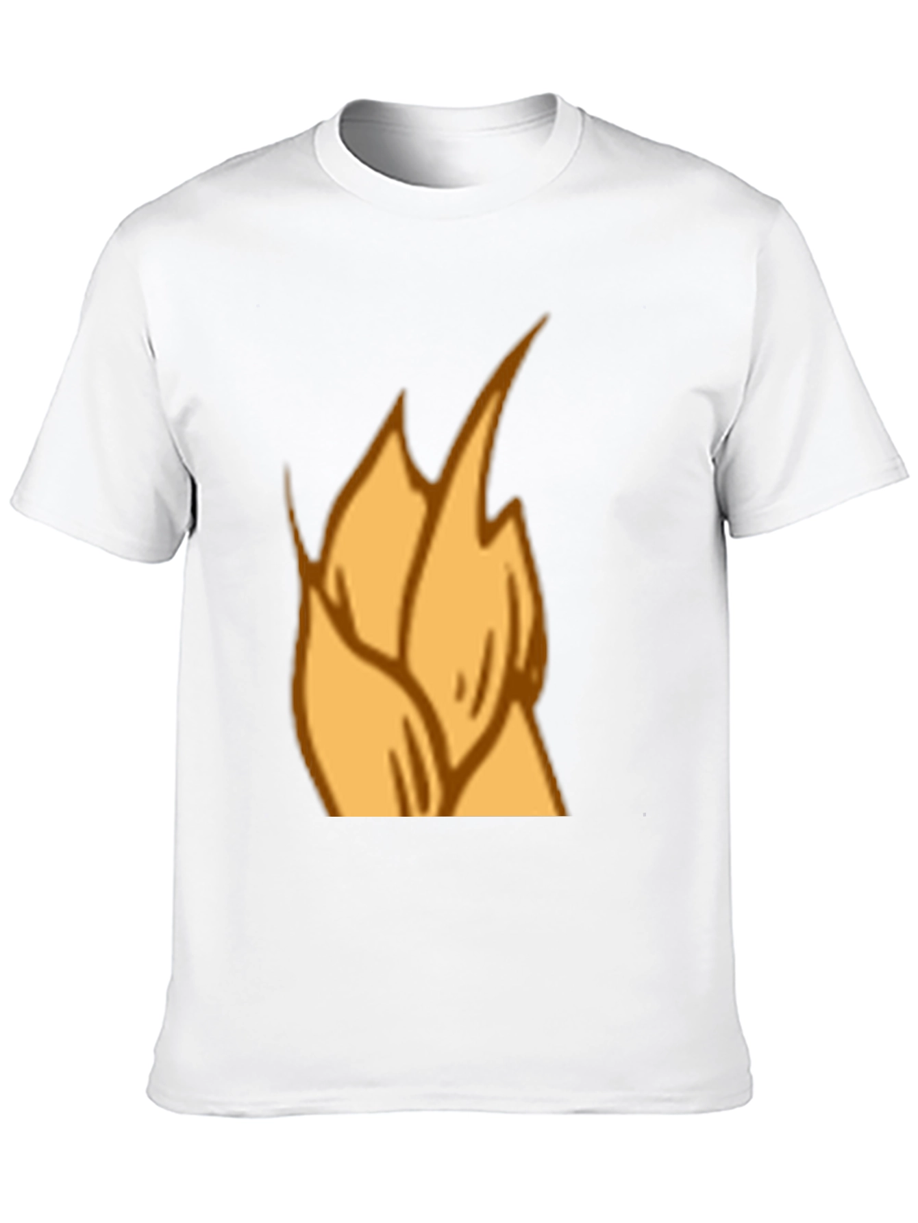 Flame Graphic Black T-Shirt - Casual Style