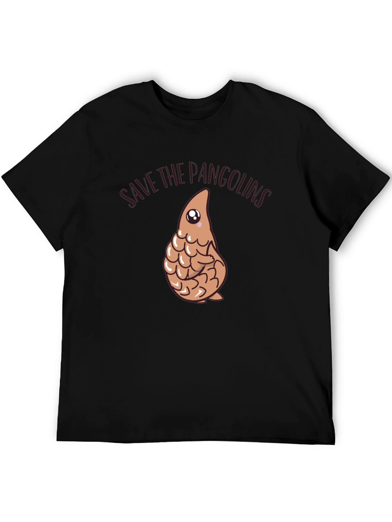 Save The Pangolins Black T-Shirt