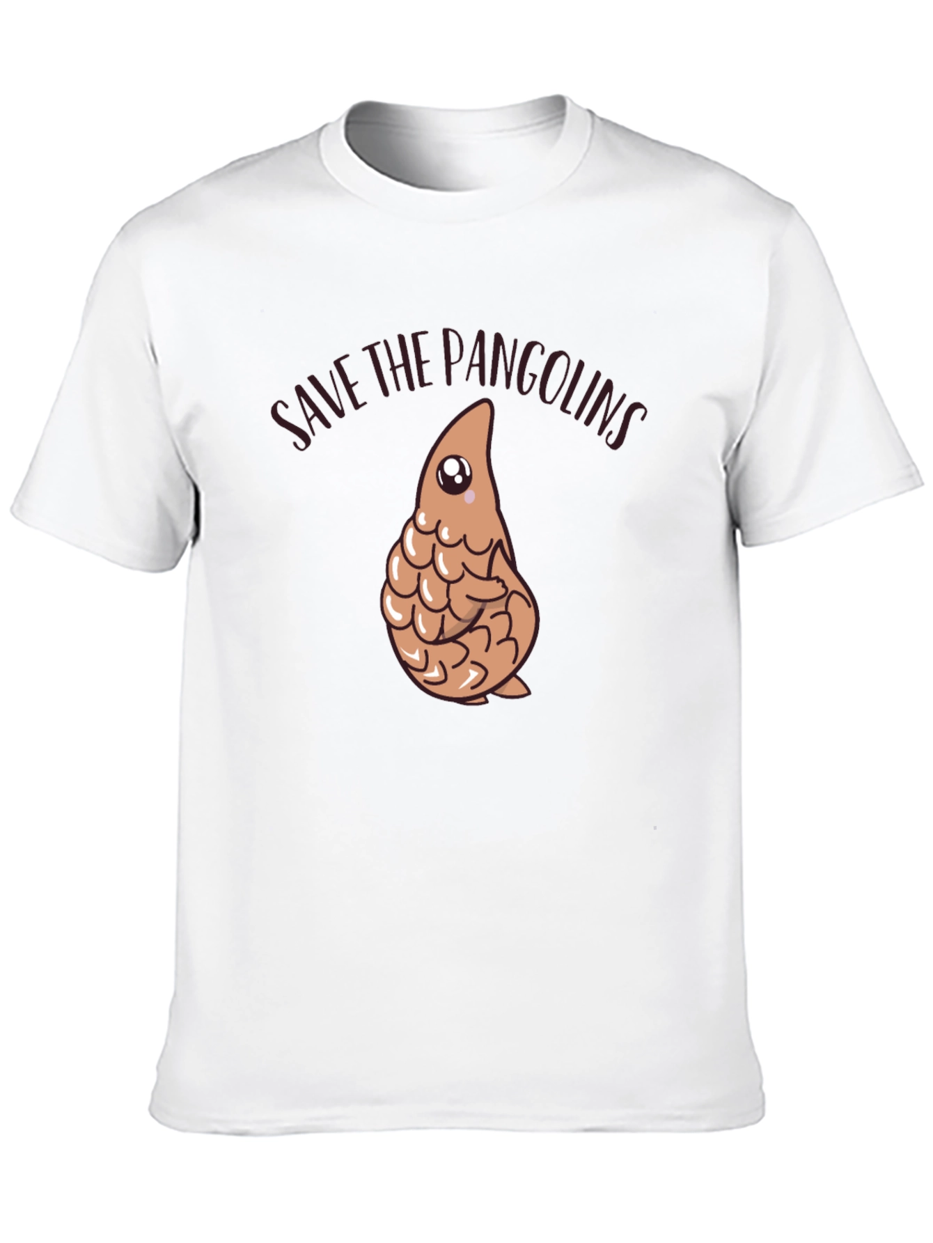 Save The Pangolins Black T-Shirt