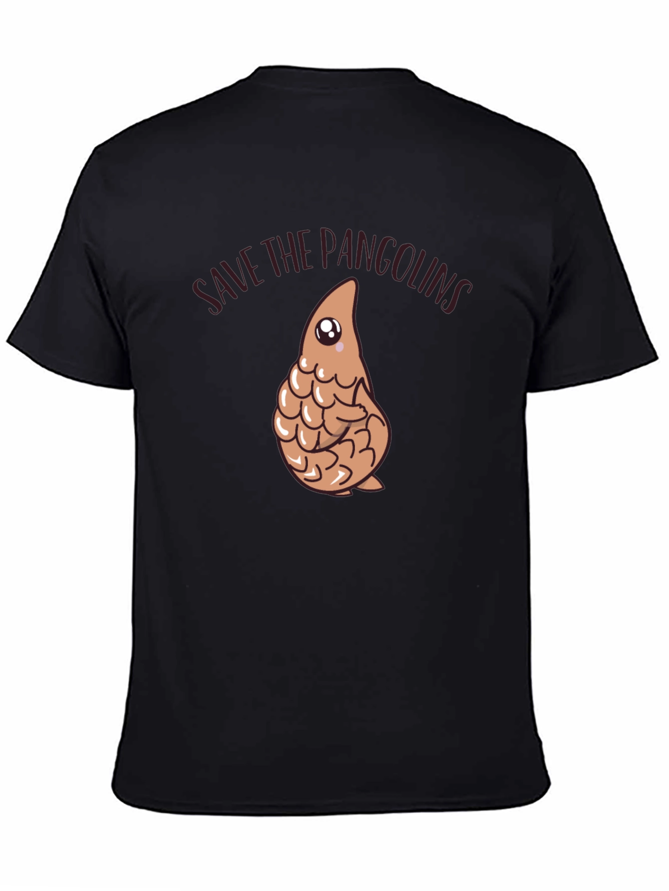 Save The Pangolins Black T-Shirt