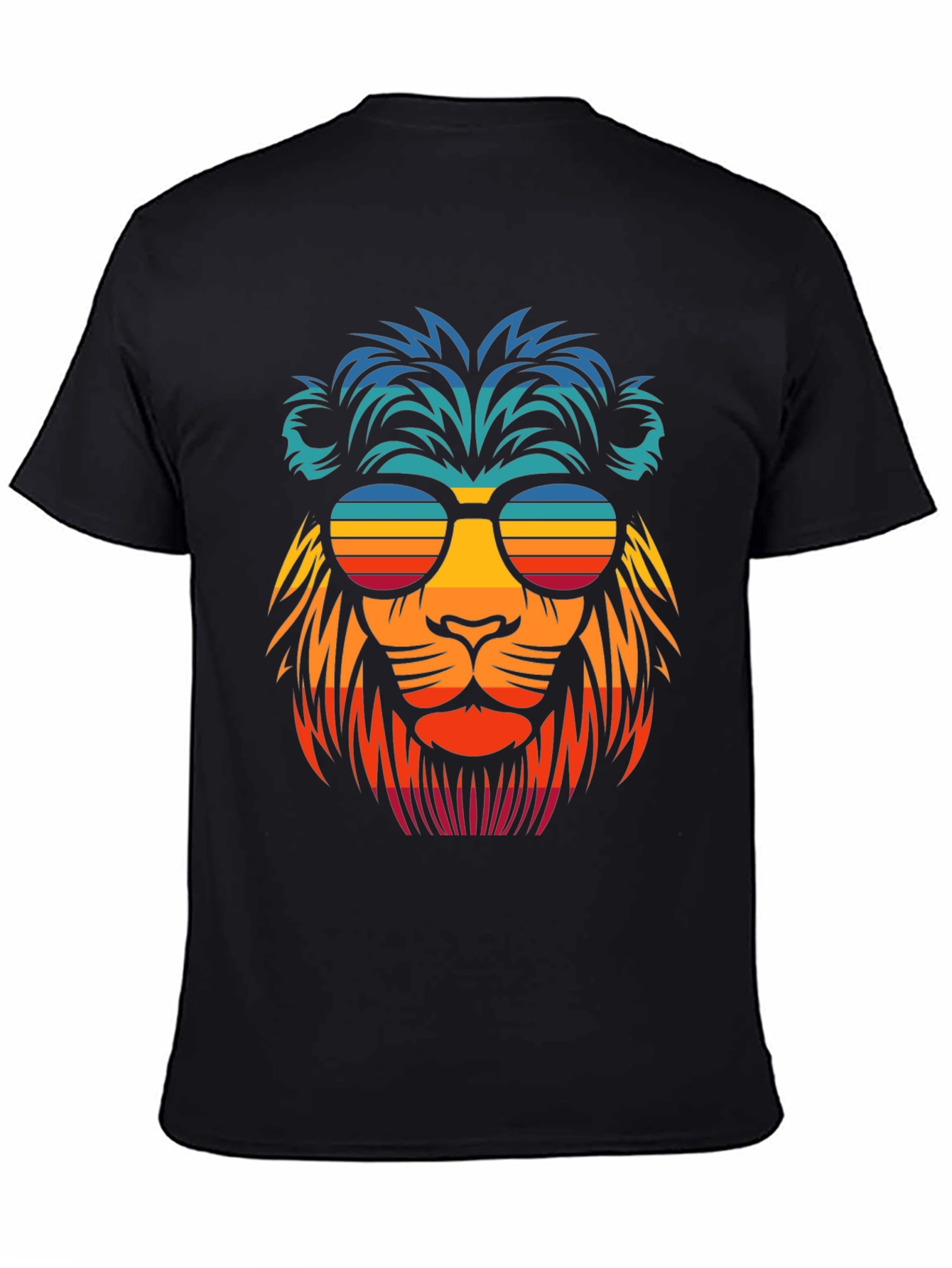 Cool Lion Retro Sunglasses Graphic Tee