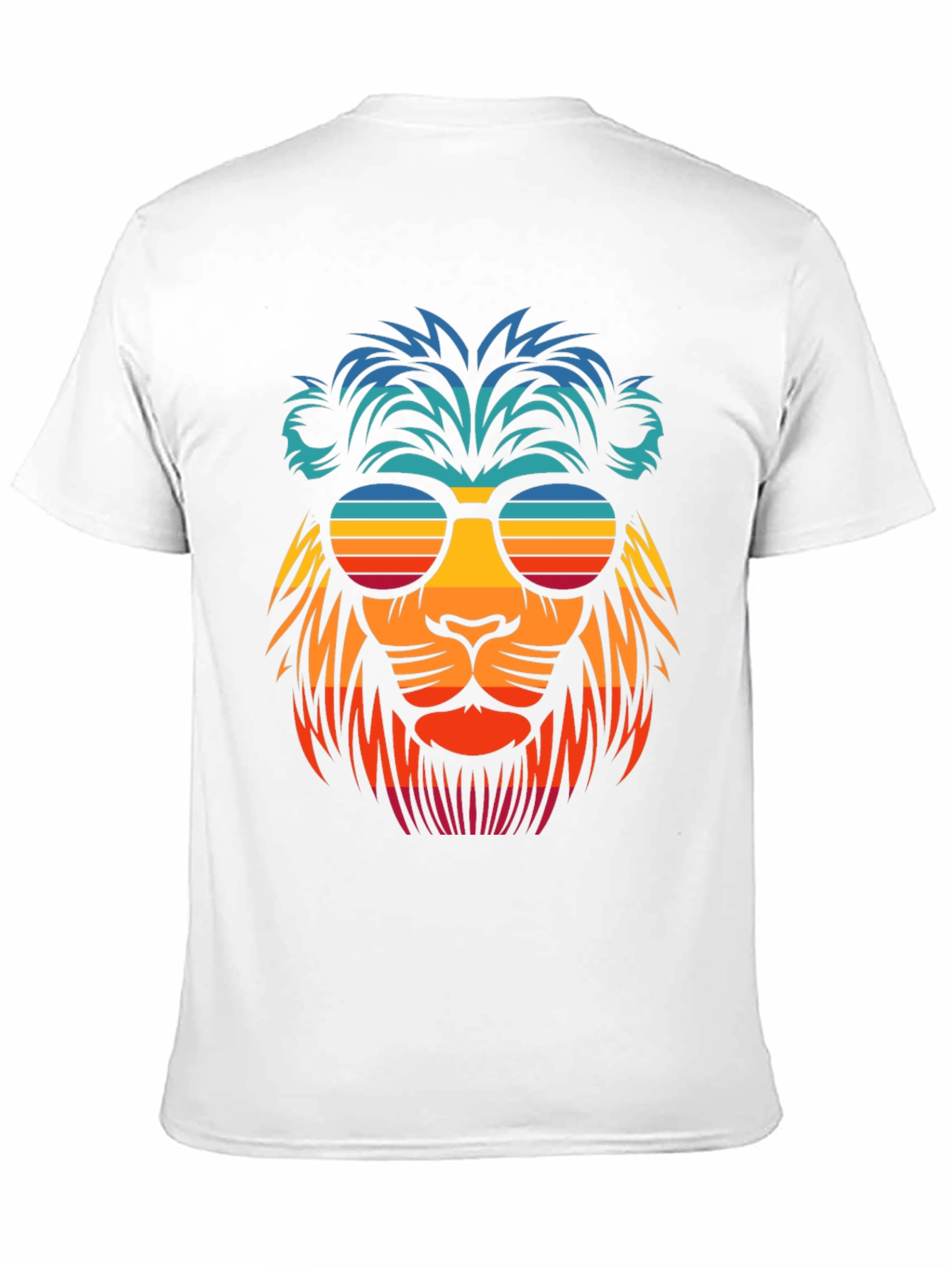 Cool Lion Retro Sunglasses Graphic Tee