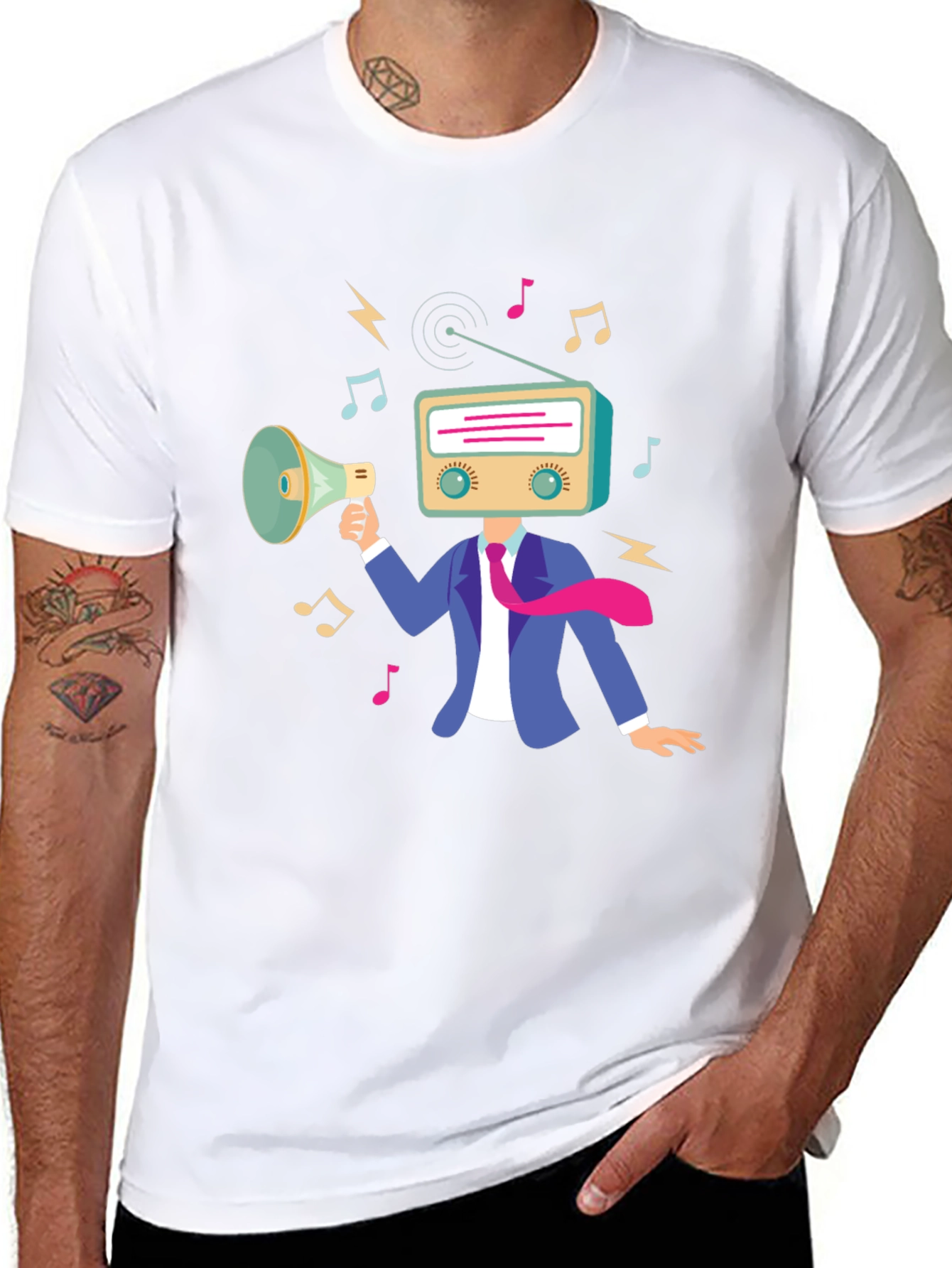 Radio Head Music T-Shirt - Black Graphic Tee