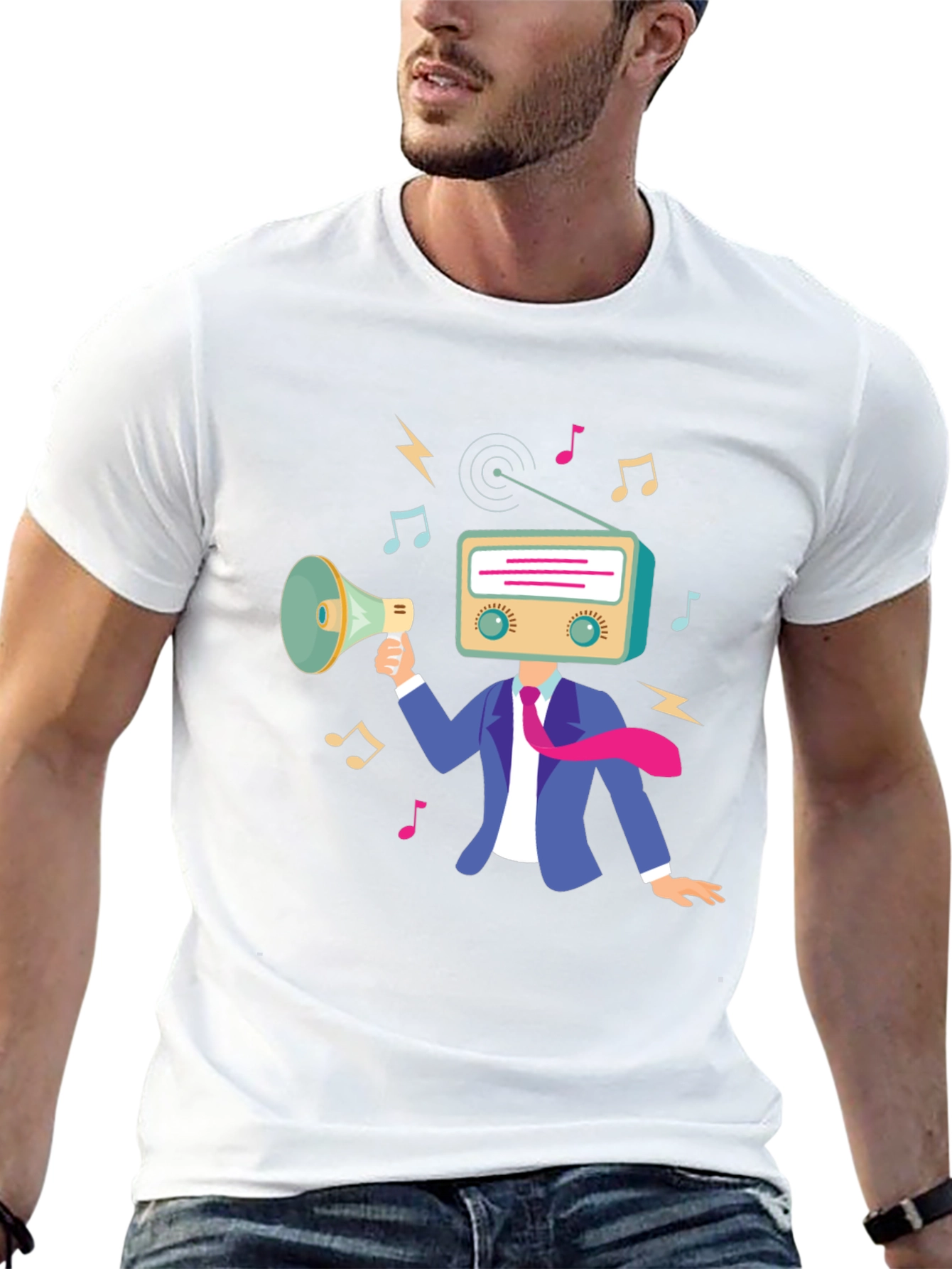 Radio Head Music T-Shirt - Black Graphic Tee