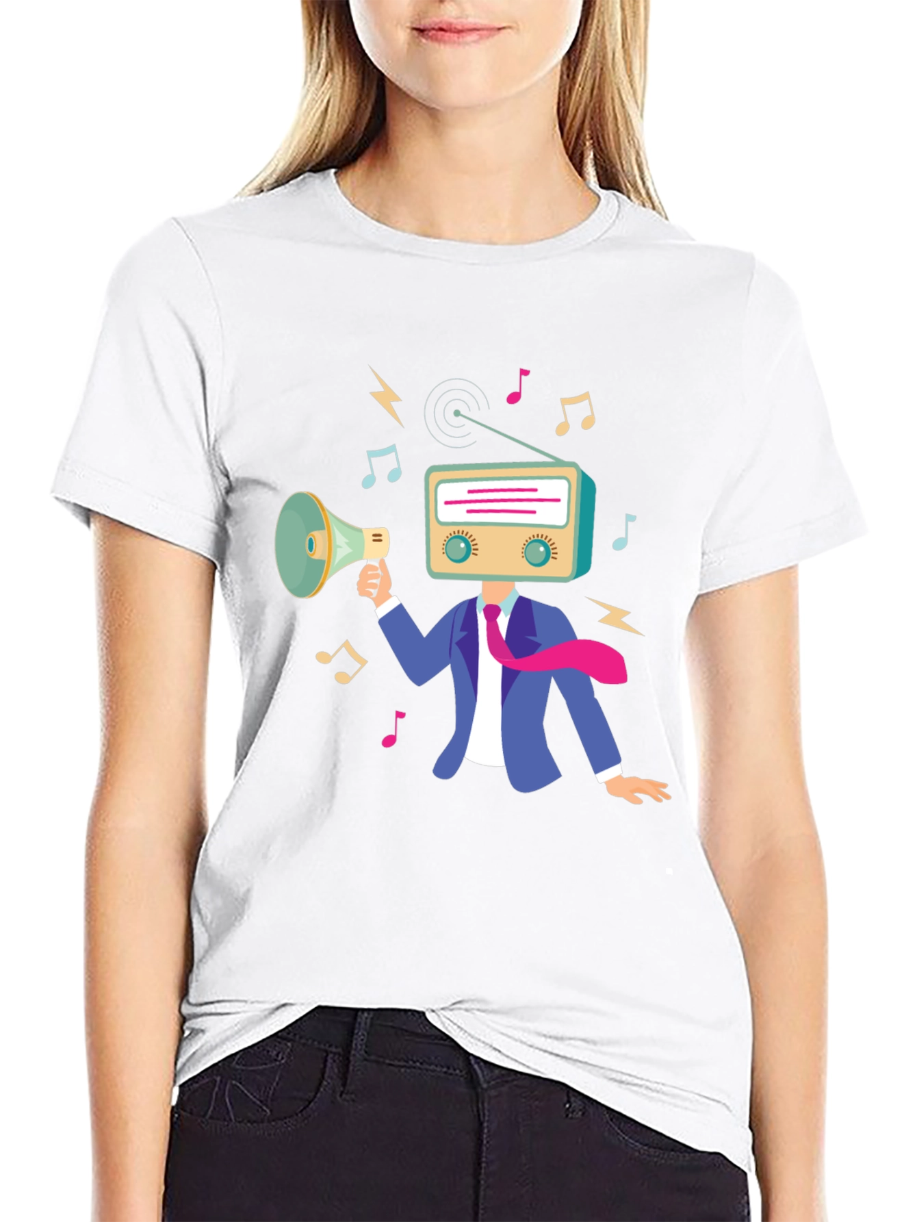 Radio Head Music T-Shirt - Black Graphic Tee