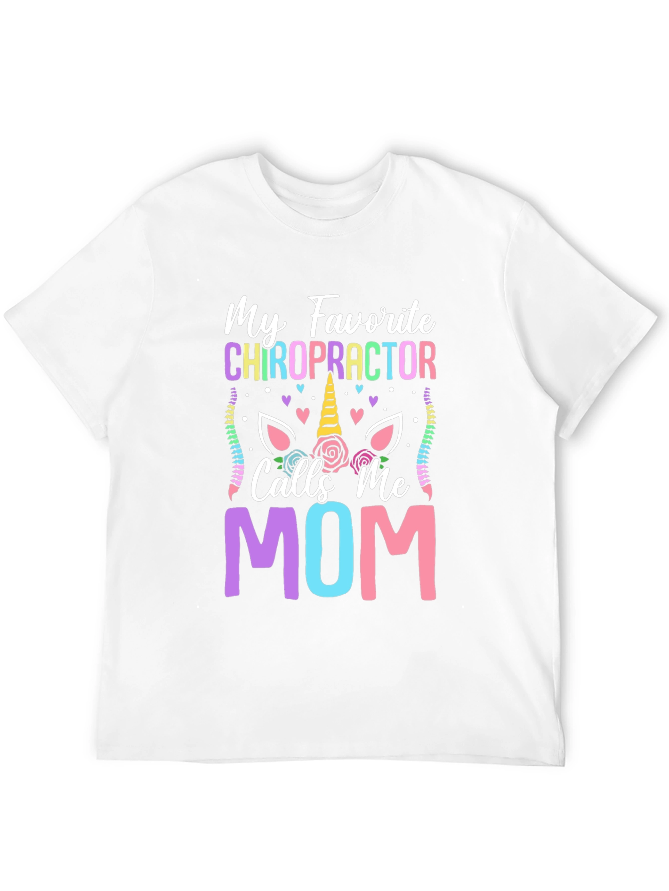 Chiropractor Mom T-Shirt - Novelty Graphic Tee