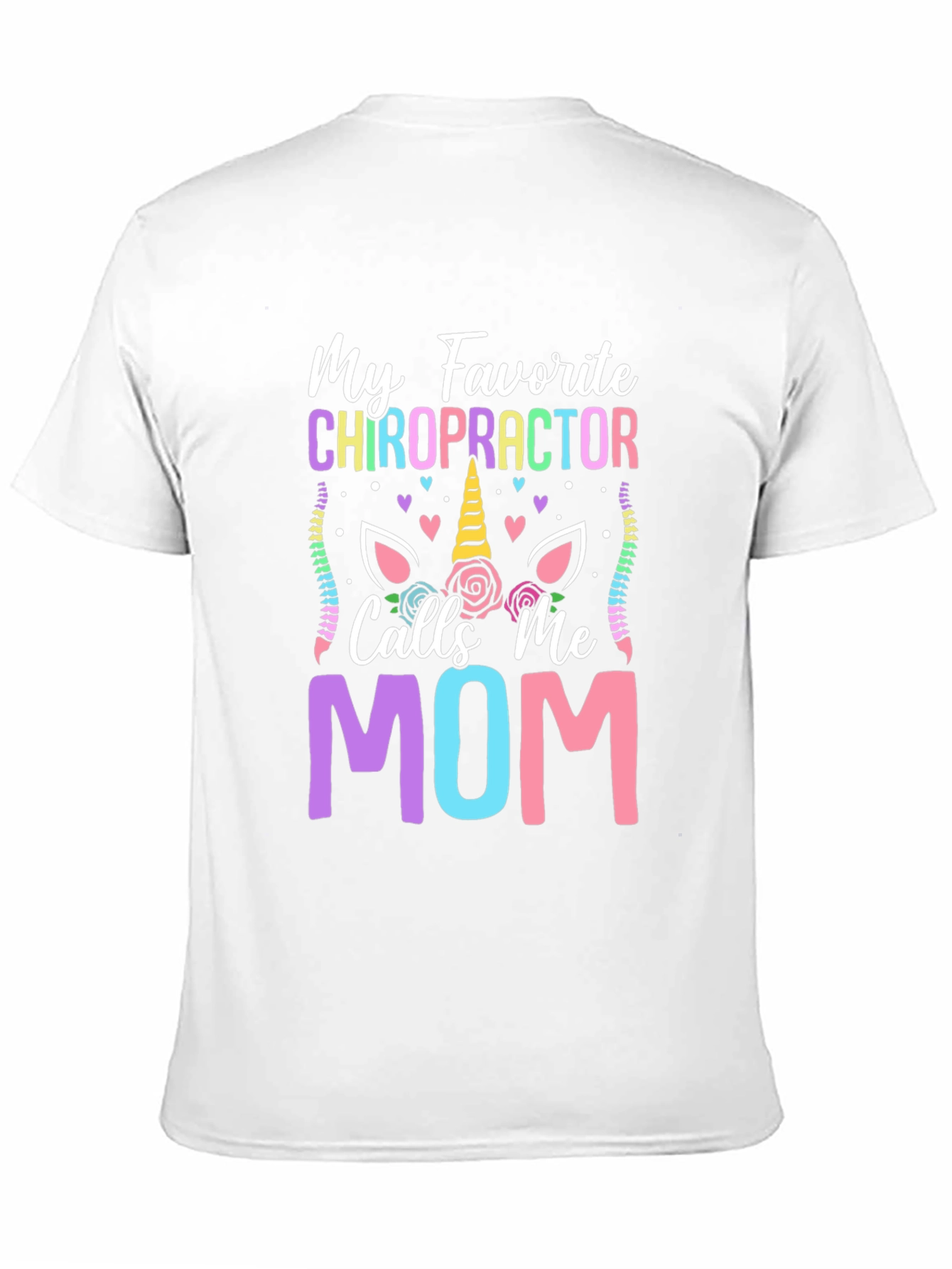 Chiropractor Mom T-Shirt - Novelty Graphic Tee