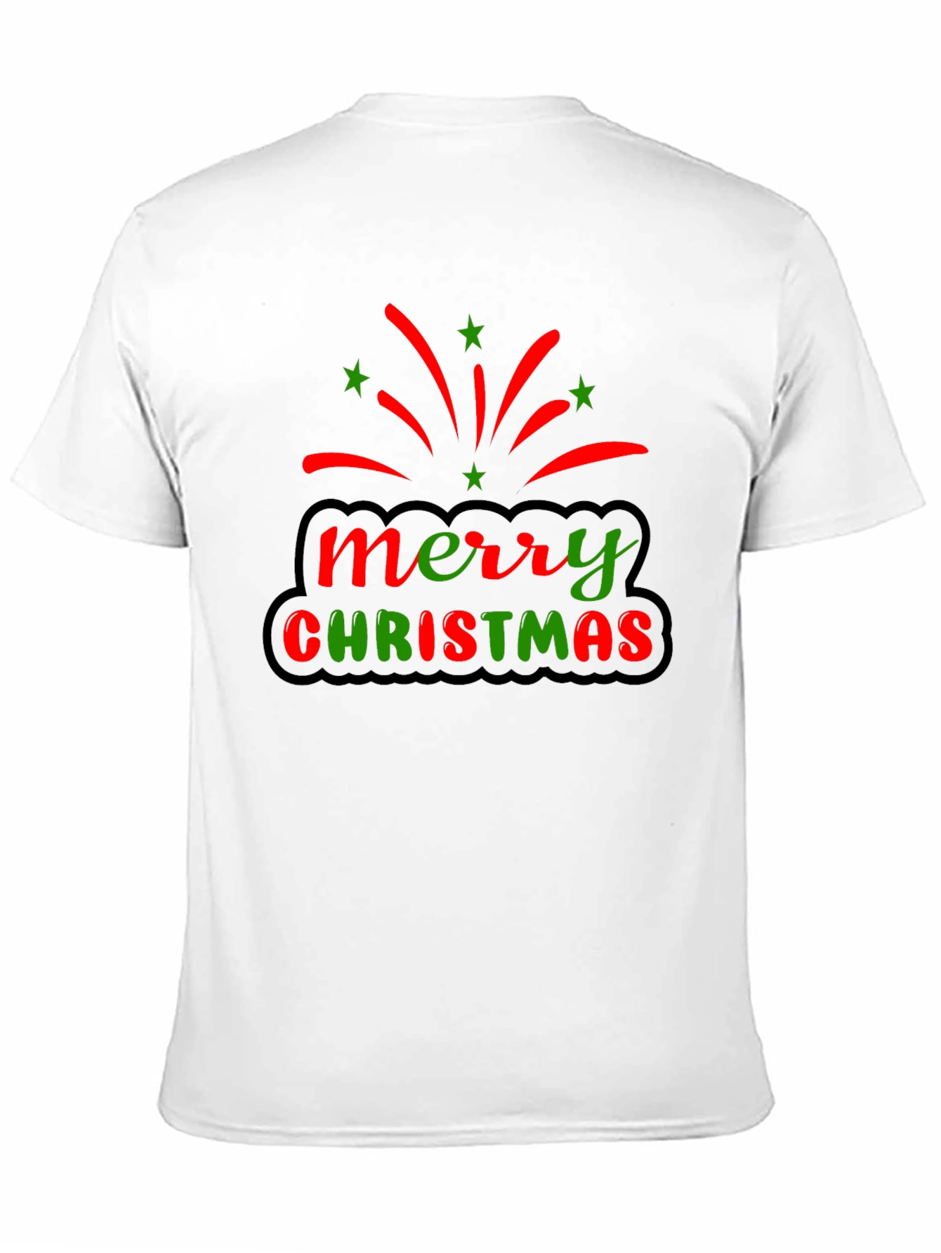 Merry Christmas Graphic Tee - Holiday Cheer