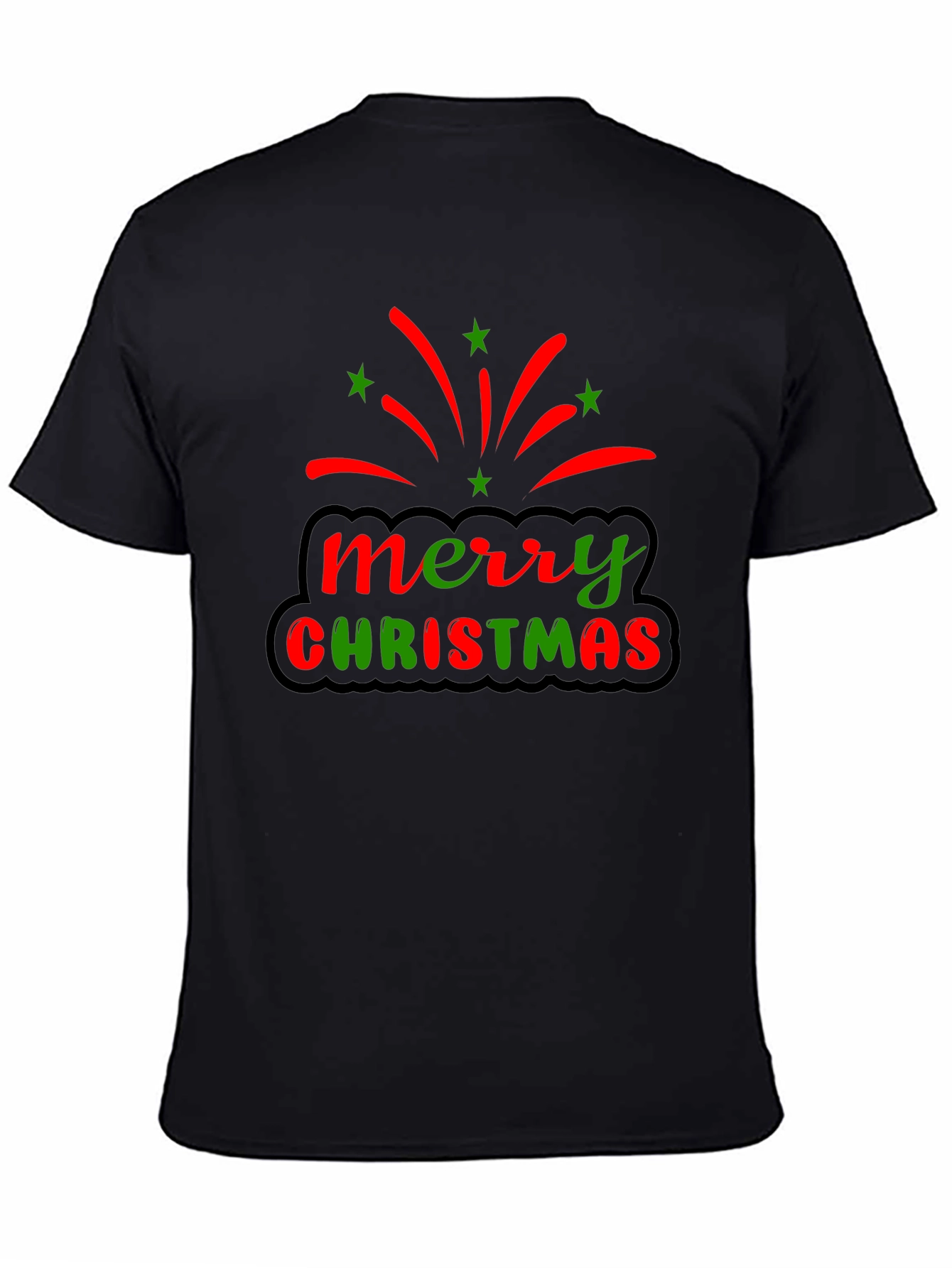 Merry Christmas Graphic Tee - Holiday Cheer