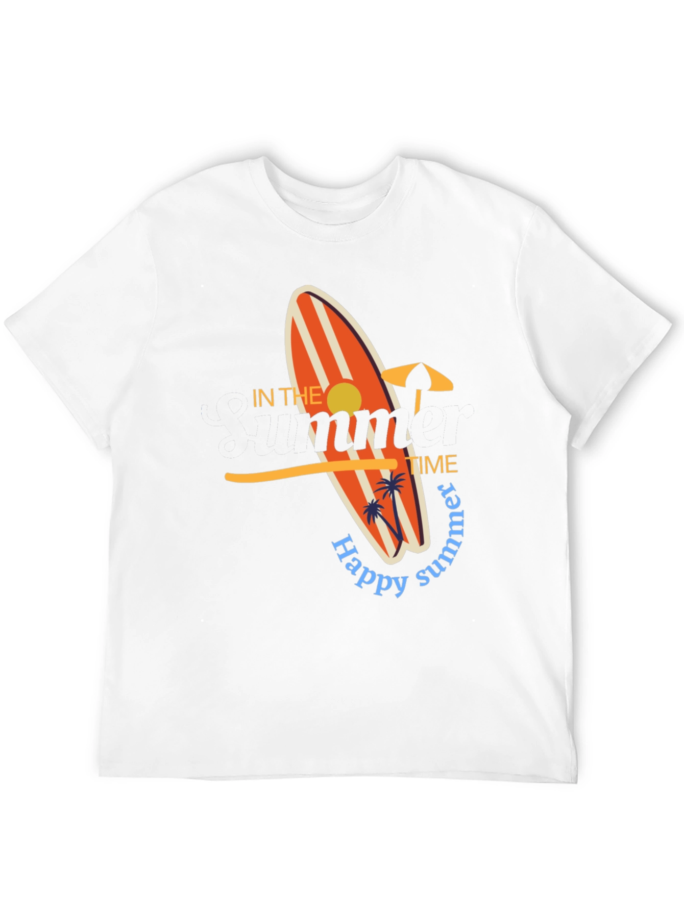 Happy Summer T-Shirt - Surfboard Design