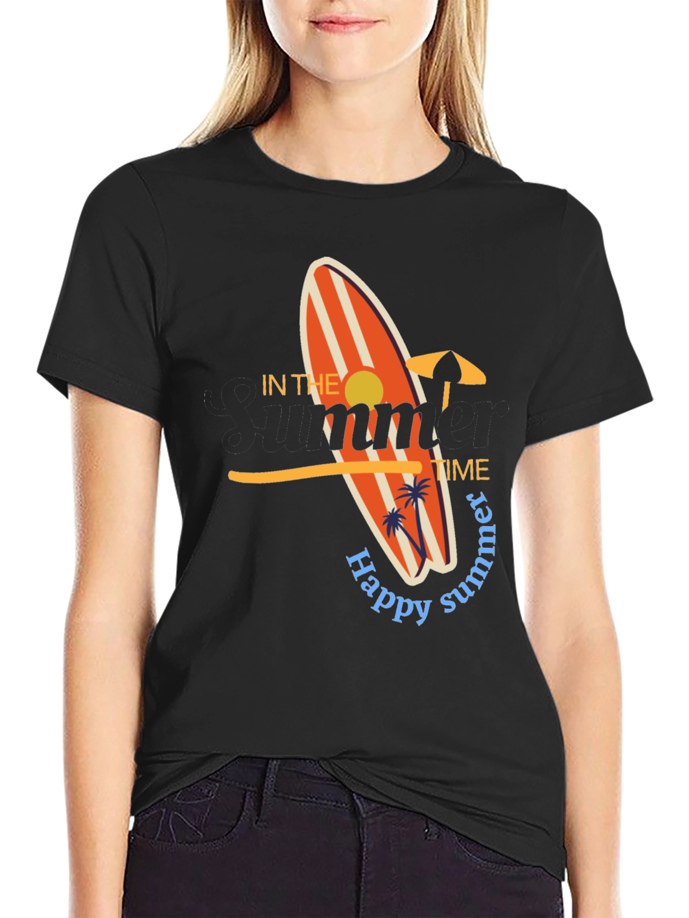 Happy Summer T-Shirt - Surfboard Design