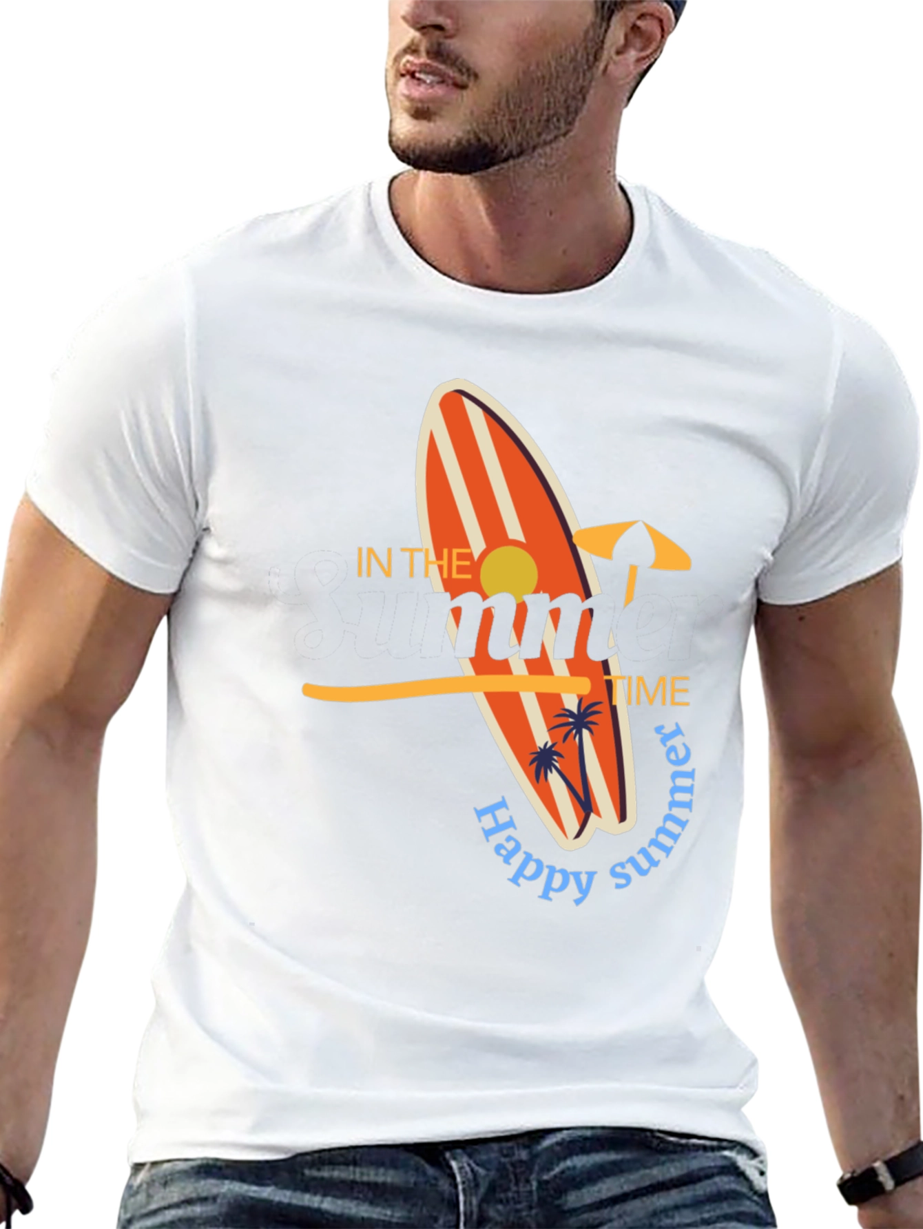 Happy Summer T-Shirt - Surfboard Design