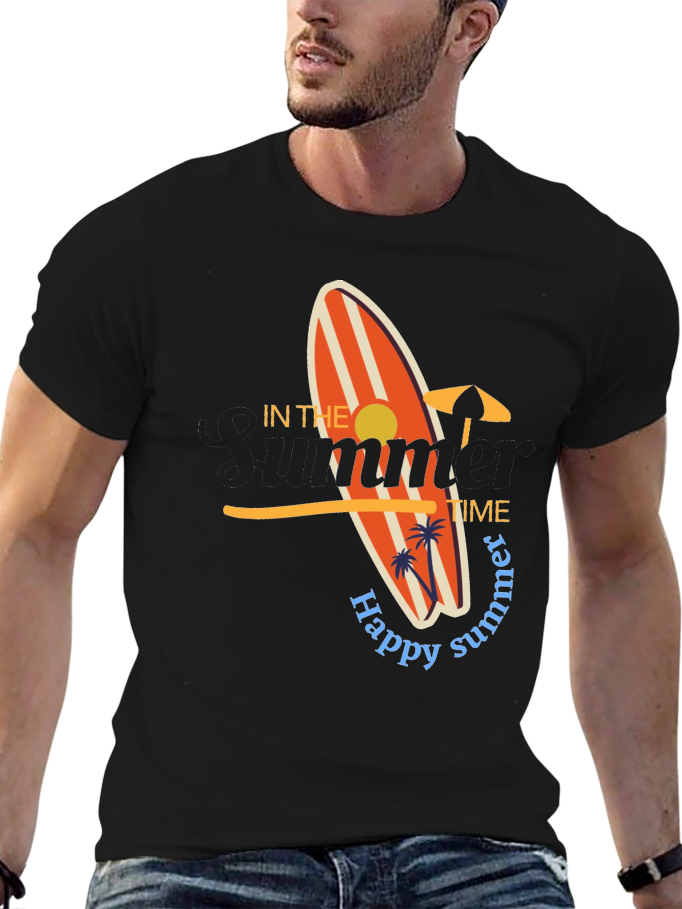 Happy Summer T-Shirt - Surfboard Design