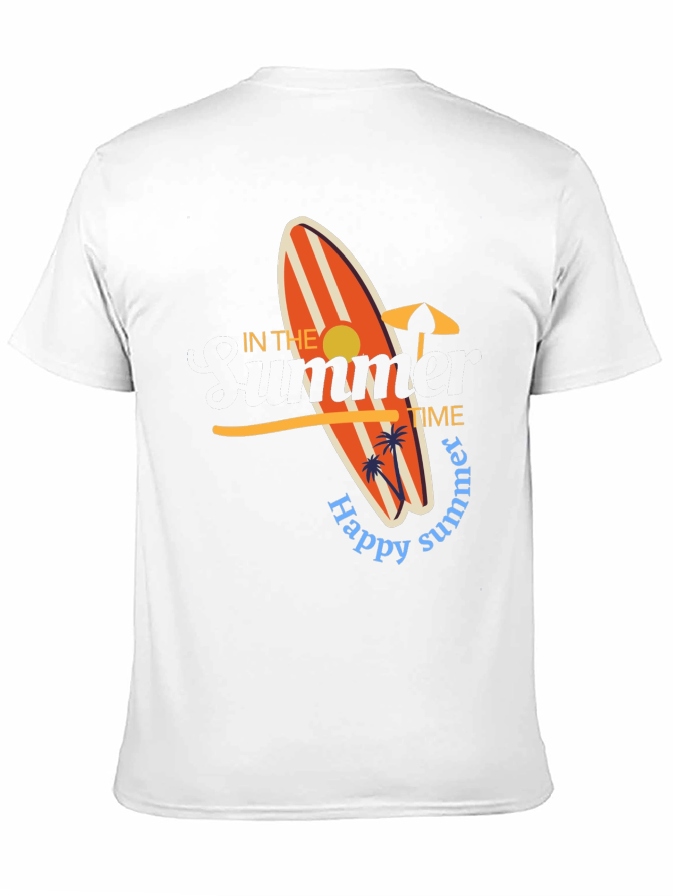 Happy Summer T-Shirt - Surfboard Design