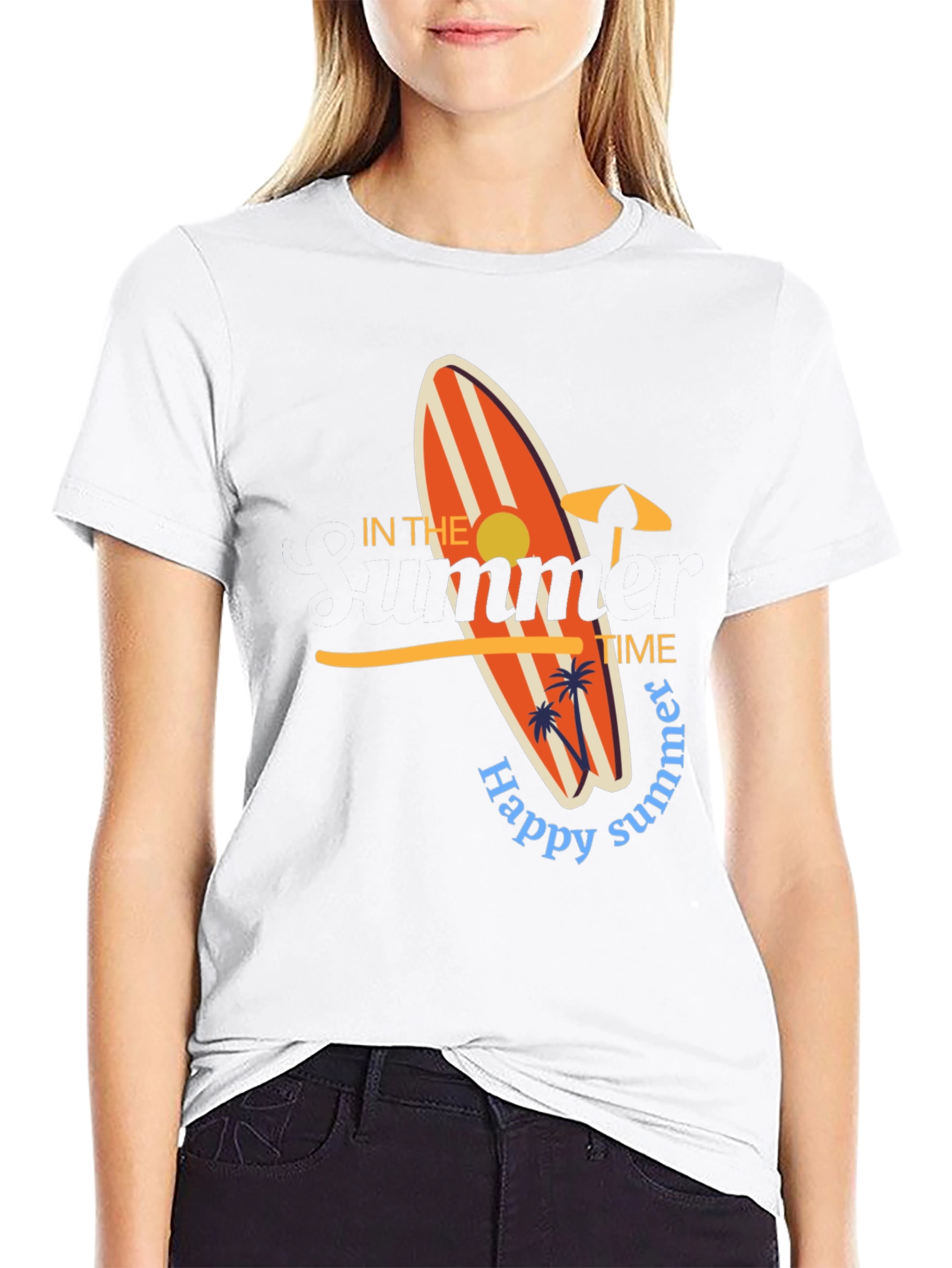 Happy Summer T-Shirt - Surfboard Design