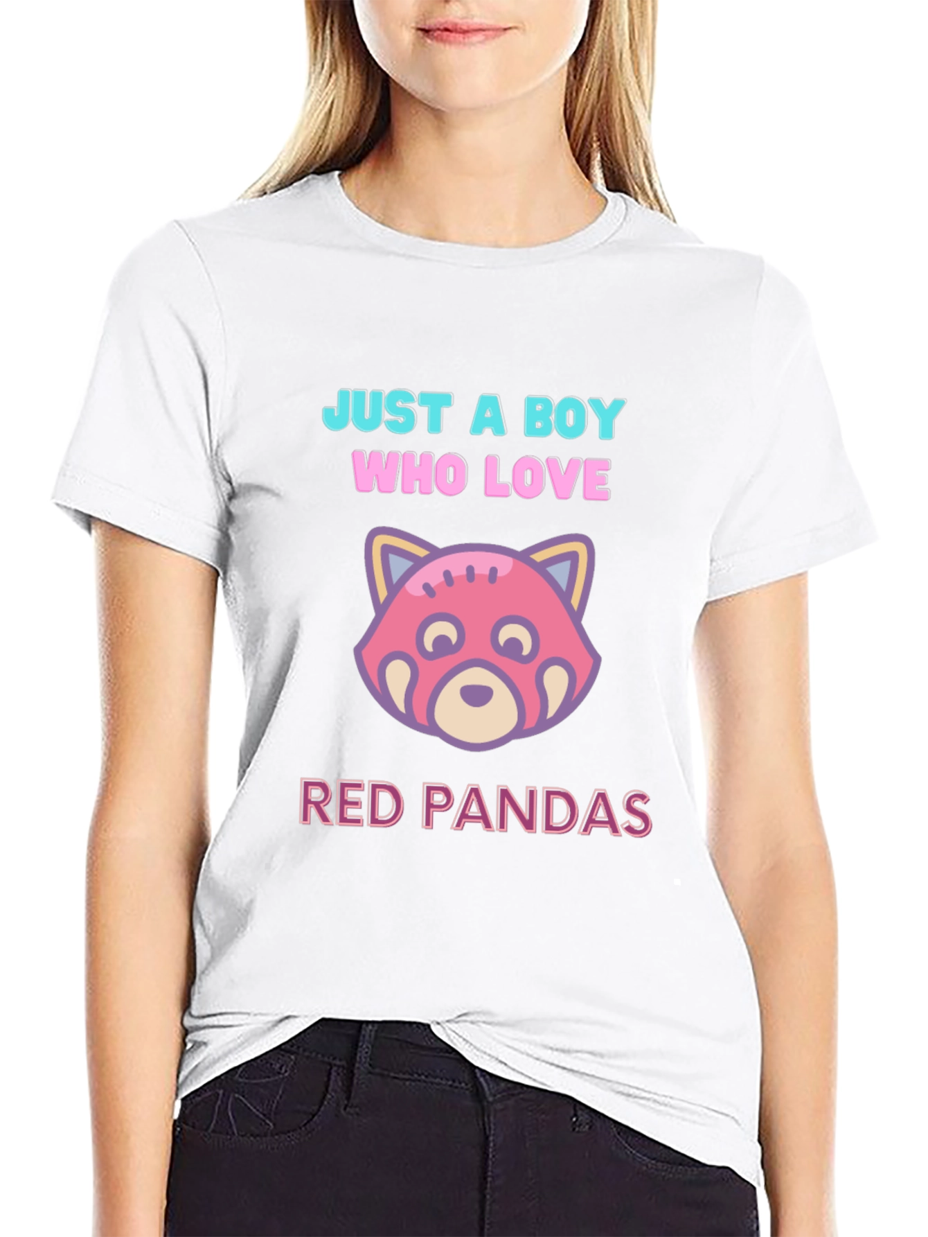 Boys Red Panda Lover Graphic Tee