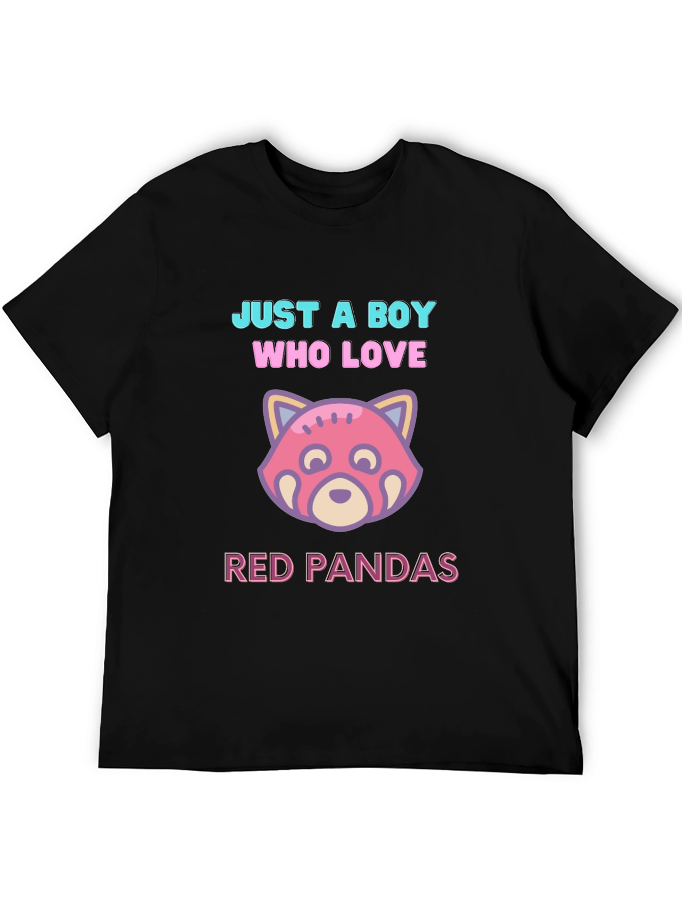 Boys Red Panda Lover Graphic Tee