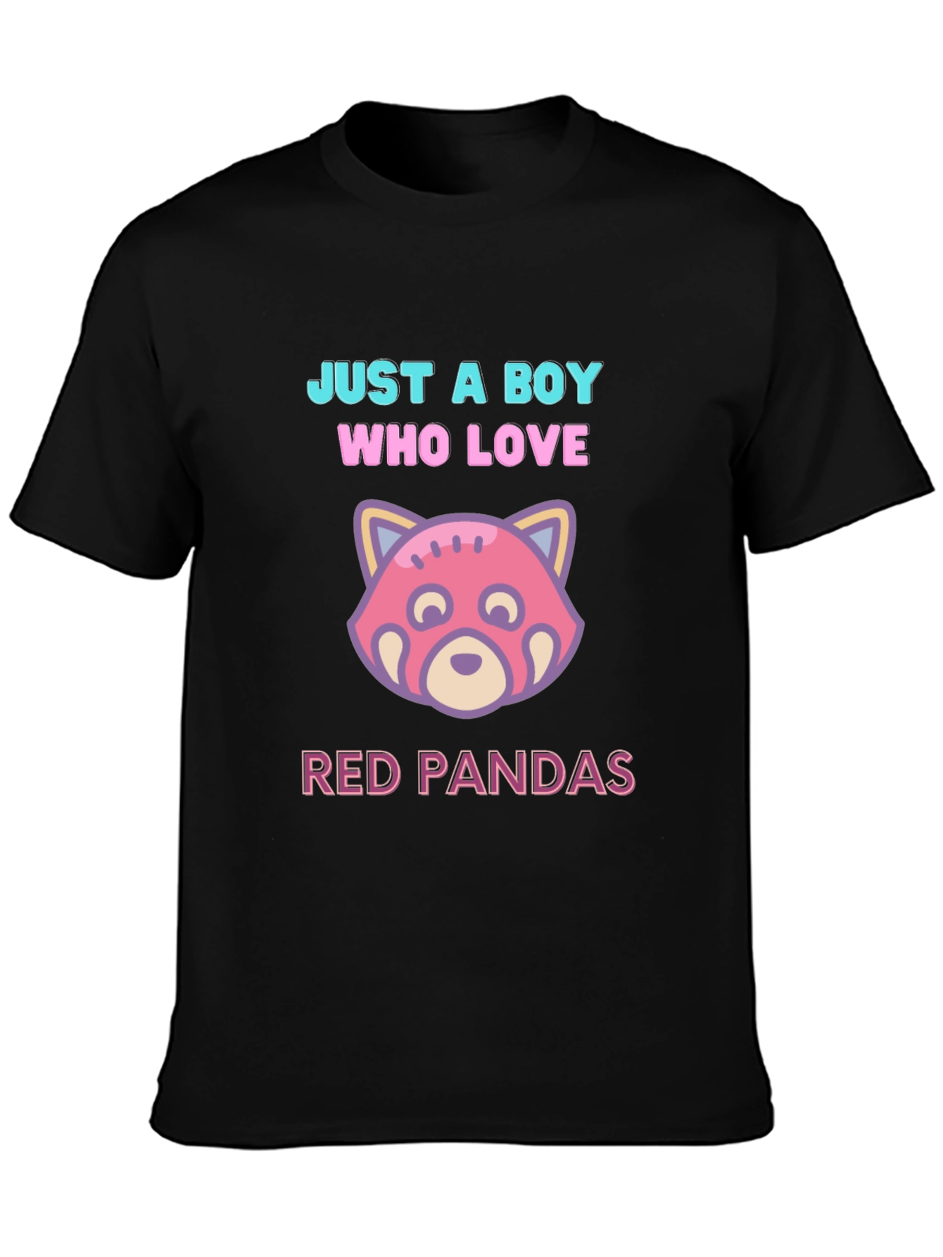 Boys Red Panda Lover Graphic Tee