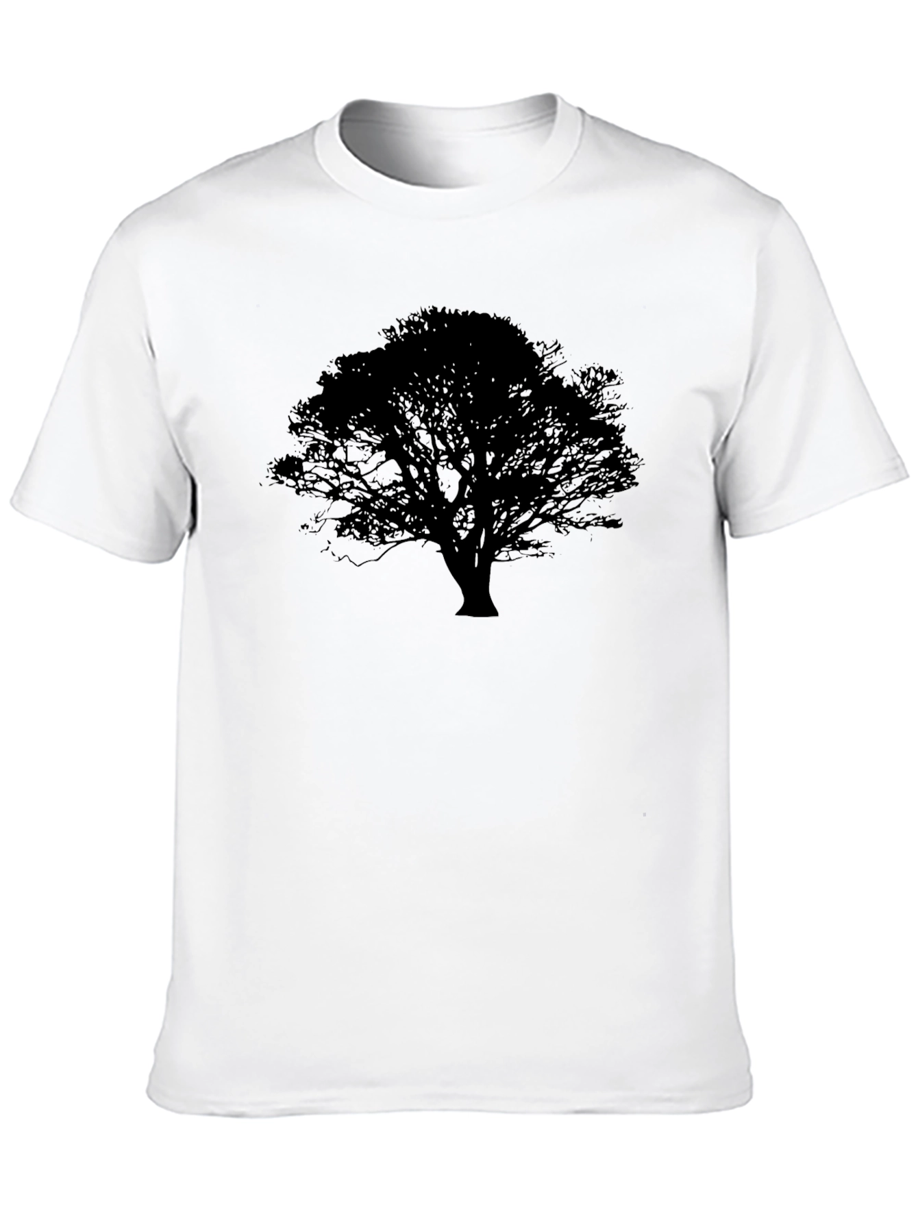 Mens Black Tree Graphic T-Shirt
