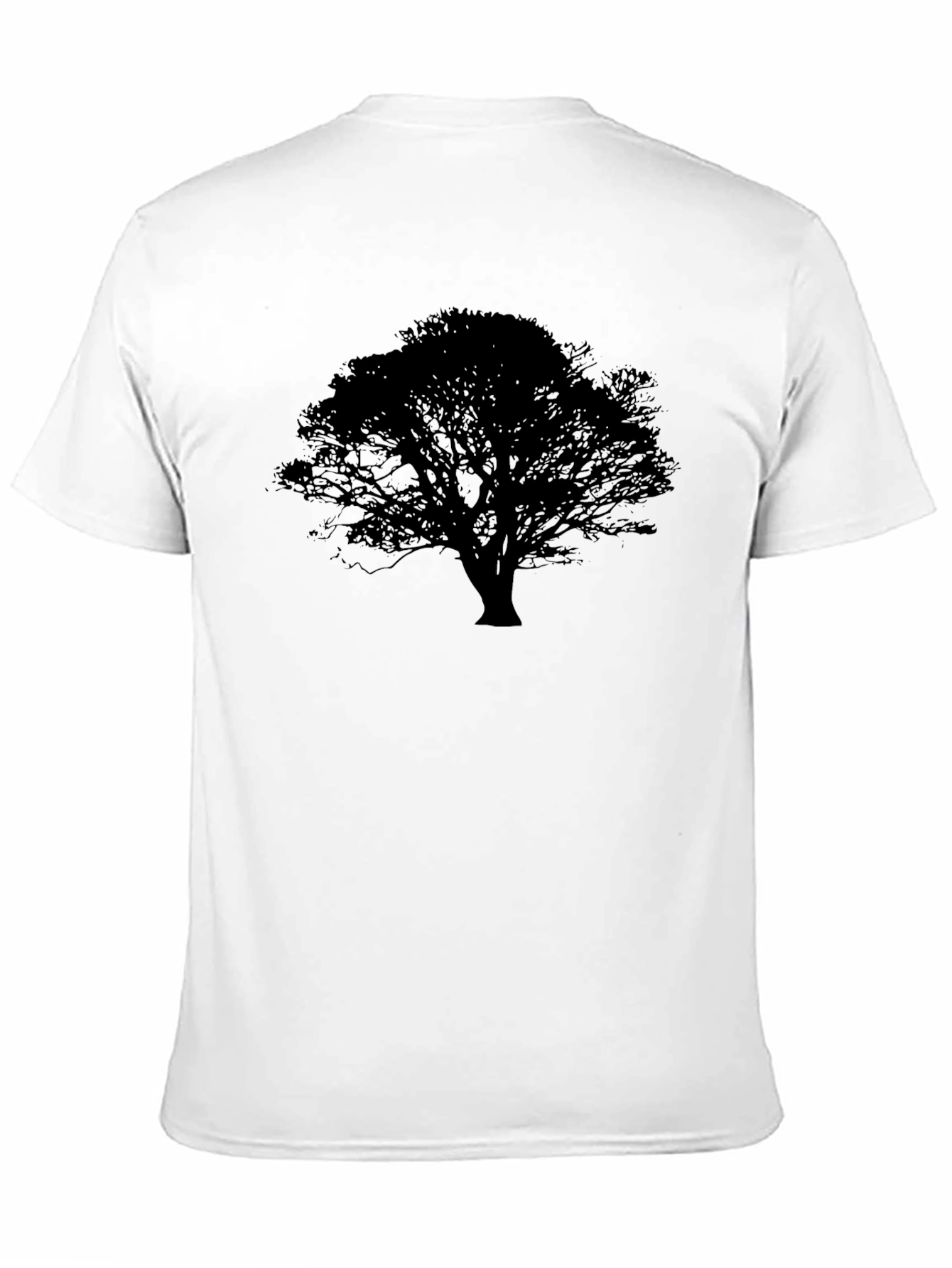 Mens Black Tree Graphic T-Shirt
