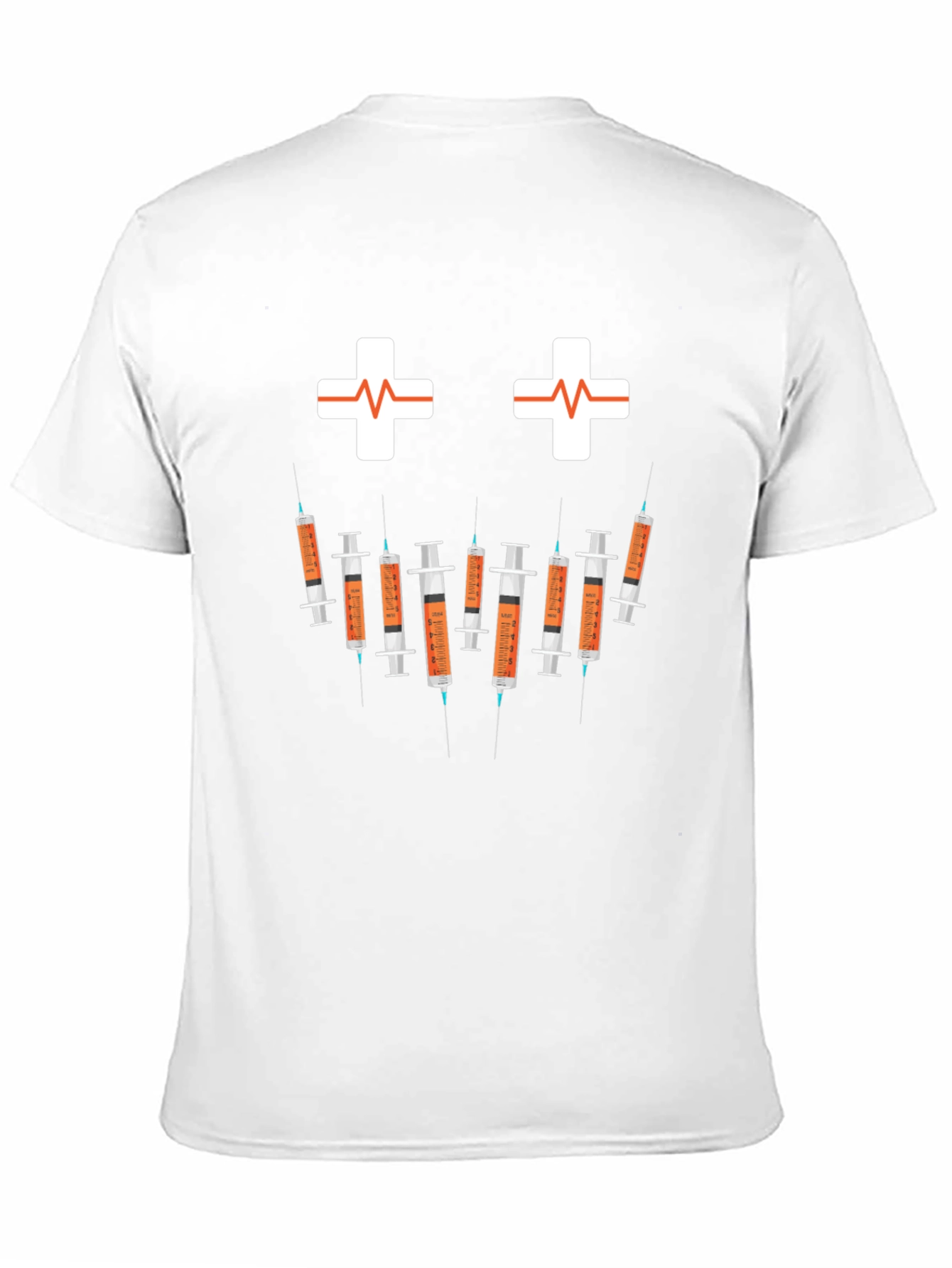 Humorous Nurse/Doctor Syringe Graphic T-Shirt