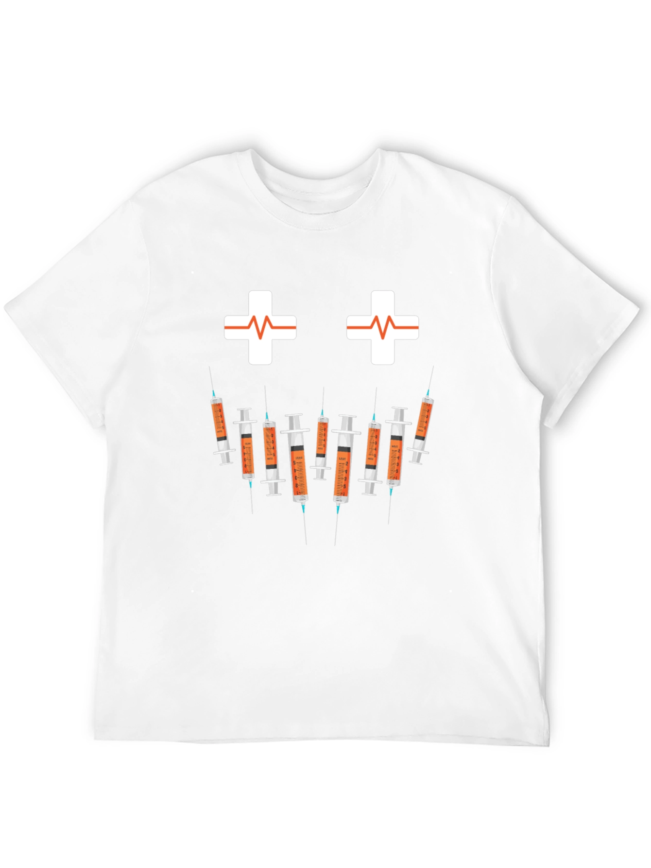 Humorous Nurse/Doctor Syringe Graphic T-Shirt