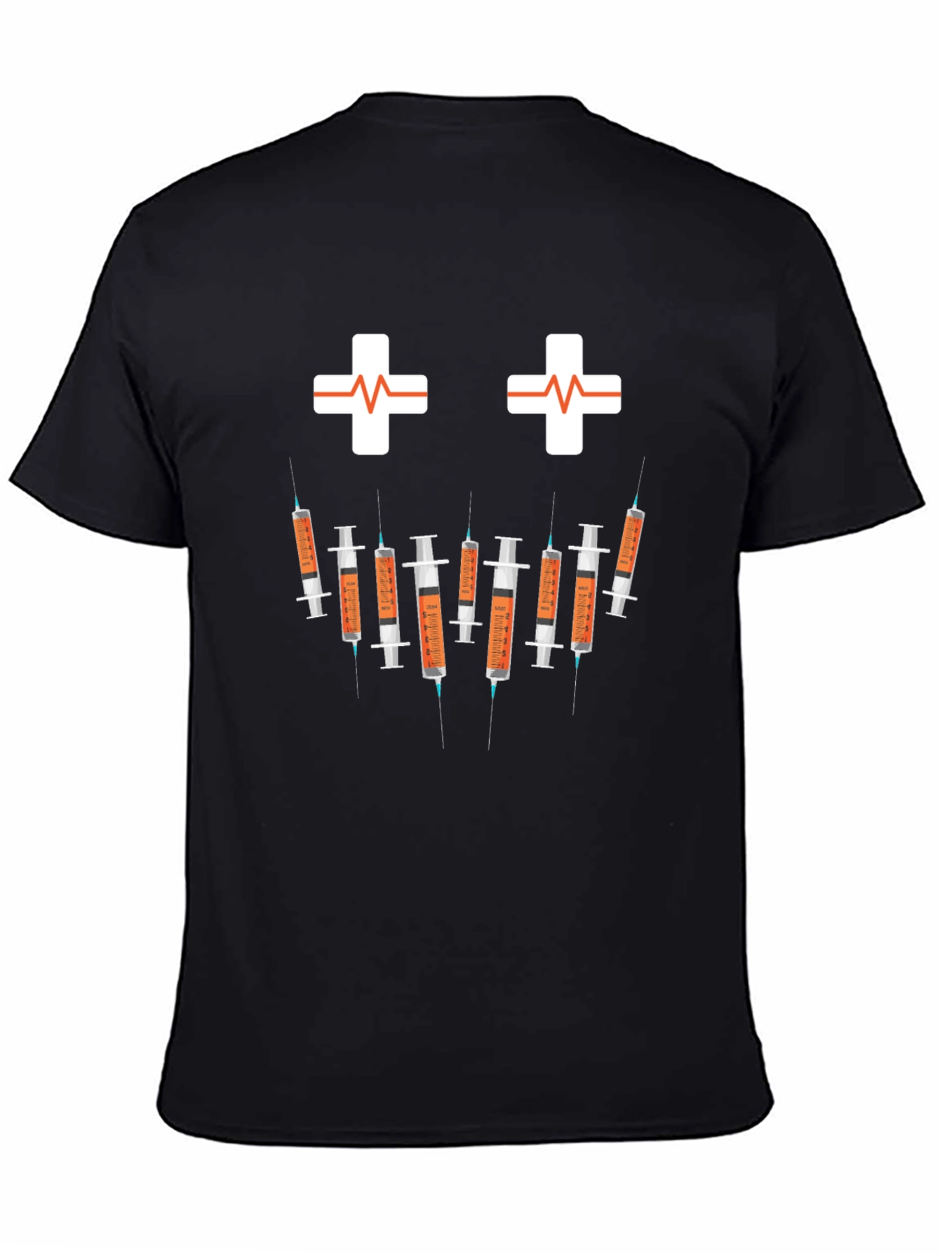 Humorous Nurse/Doctor Syringe Graphic T-Shirt