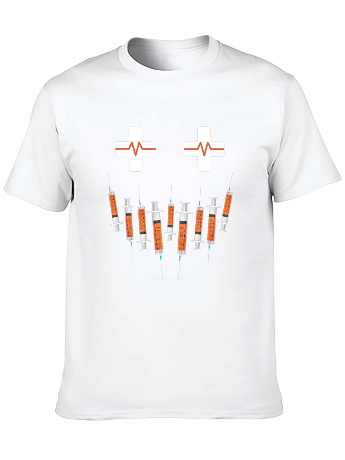 Humorous Nurse/Doctor Syringe Graphic T-Shirt