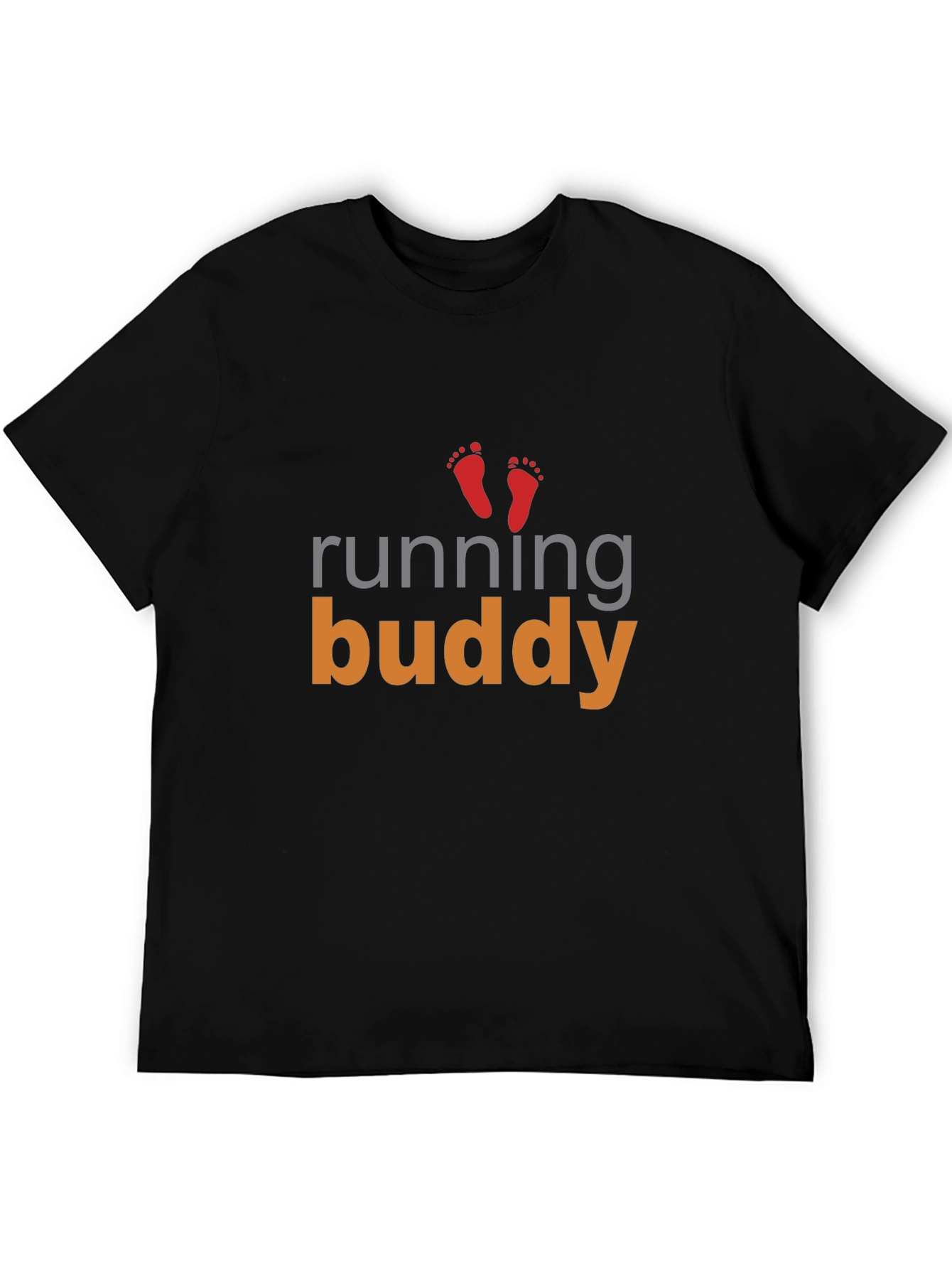 Running Buddy Graphic Tee - Black