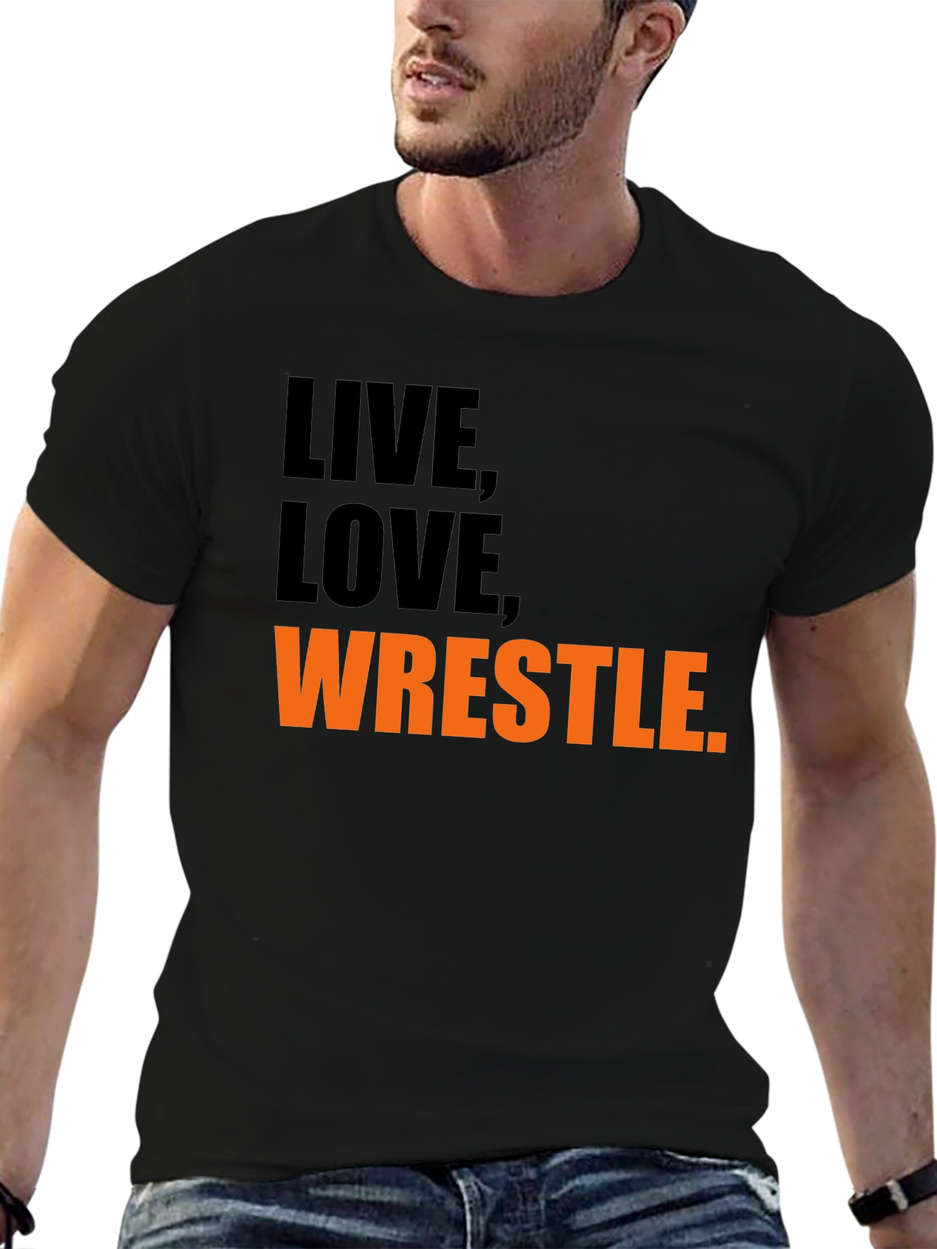 Live Love Wrestle Graphic T-Shirt