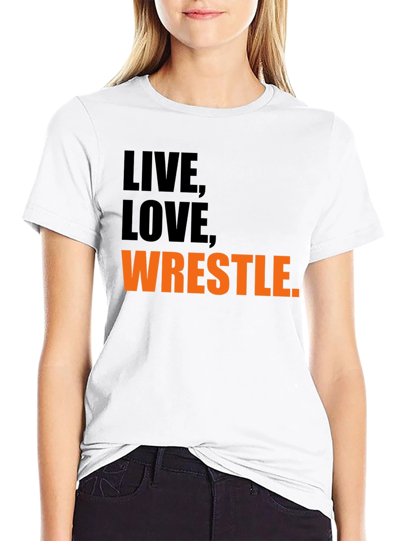 Live Love Wrestle Graphic T-Shirt