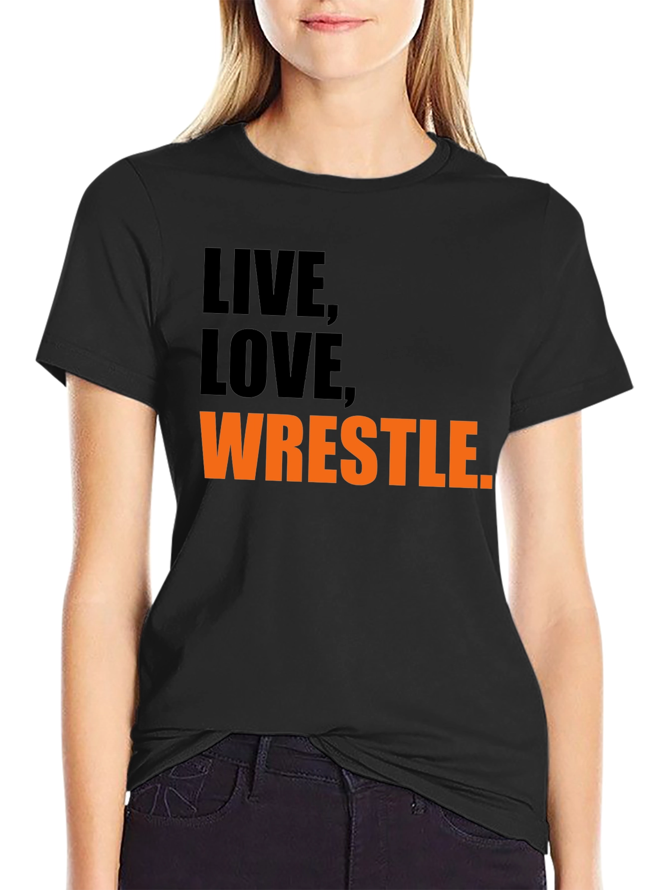 Live Love Wrestle Graphic T-Shirt