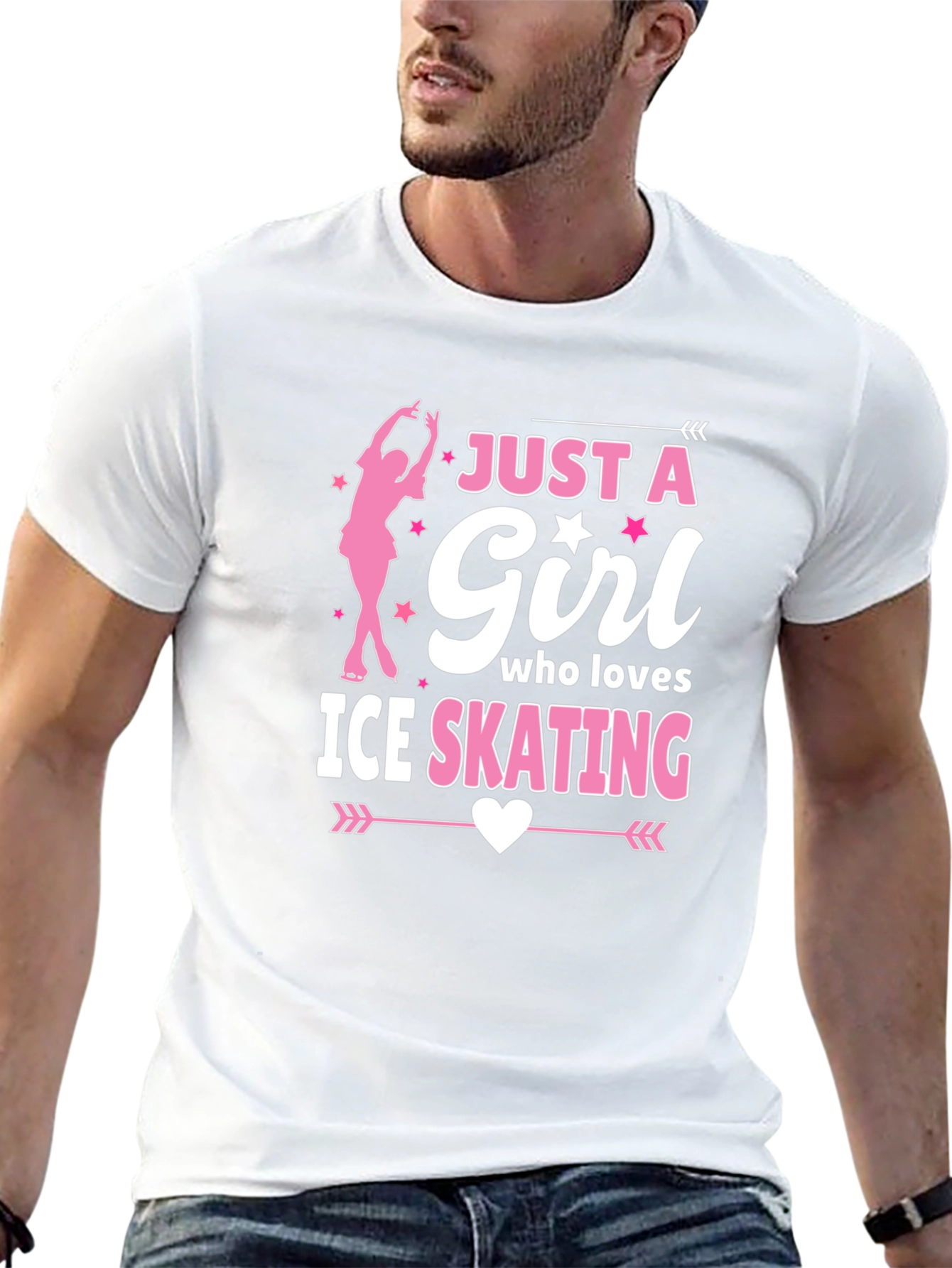 Girl Who Loves Ice Skating T-Shirt