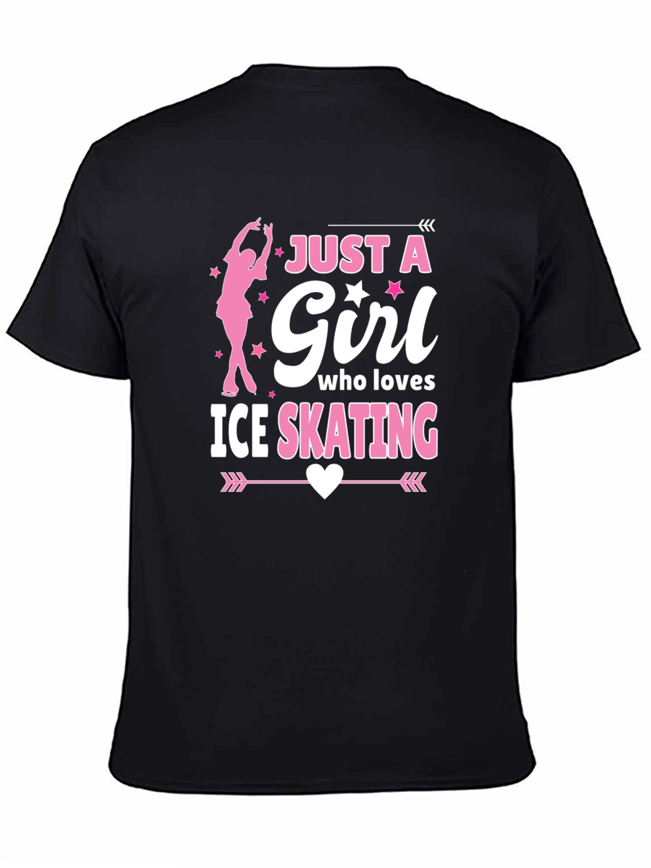 Girl Who Loves Ice Skating T-Shirt